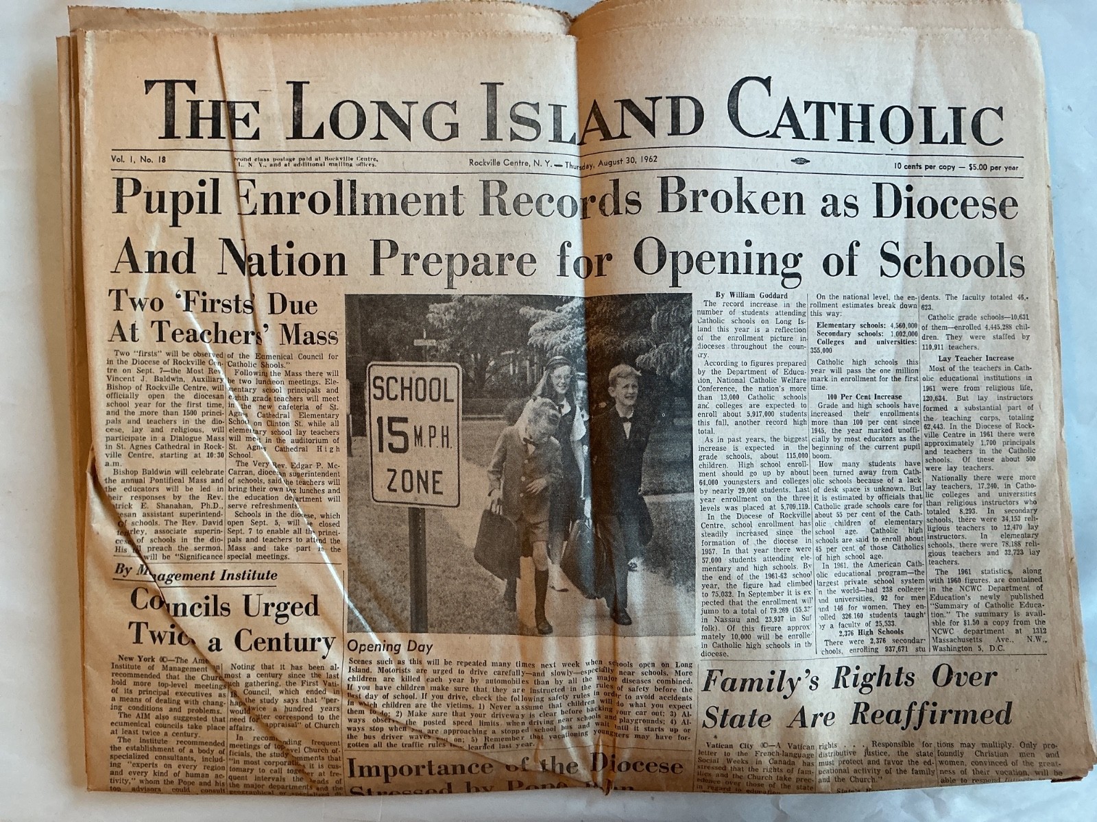 The Long Island Catholic newspaper August 30,1962