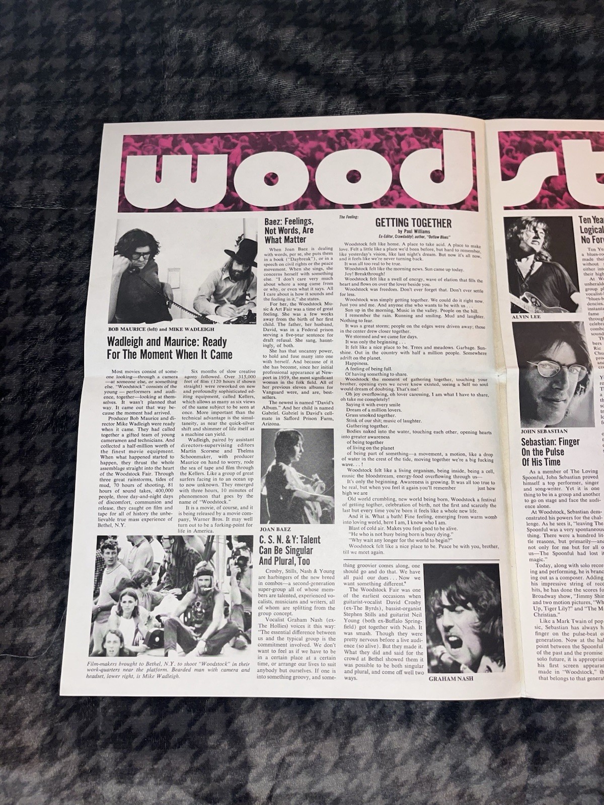Woodstock Advertising Supplement To The Los Angeles Free Press April 17, 1970