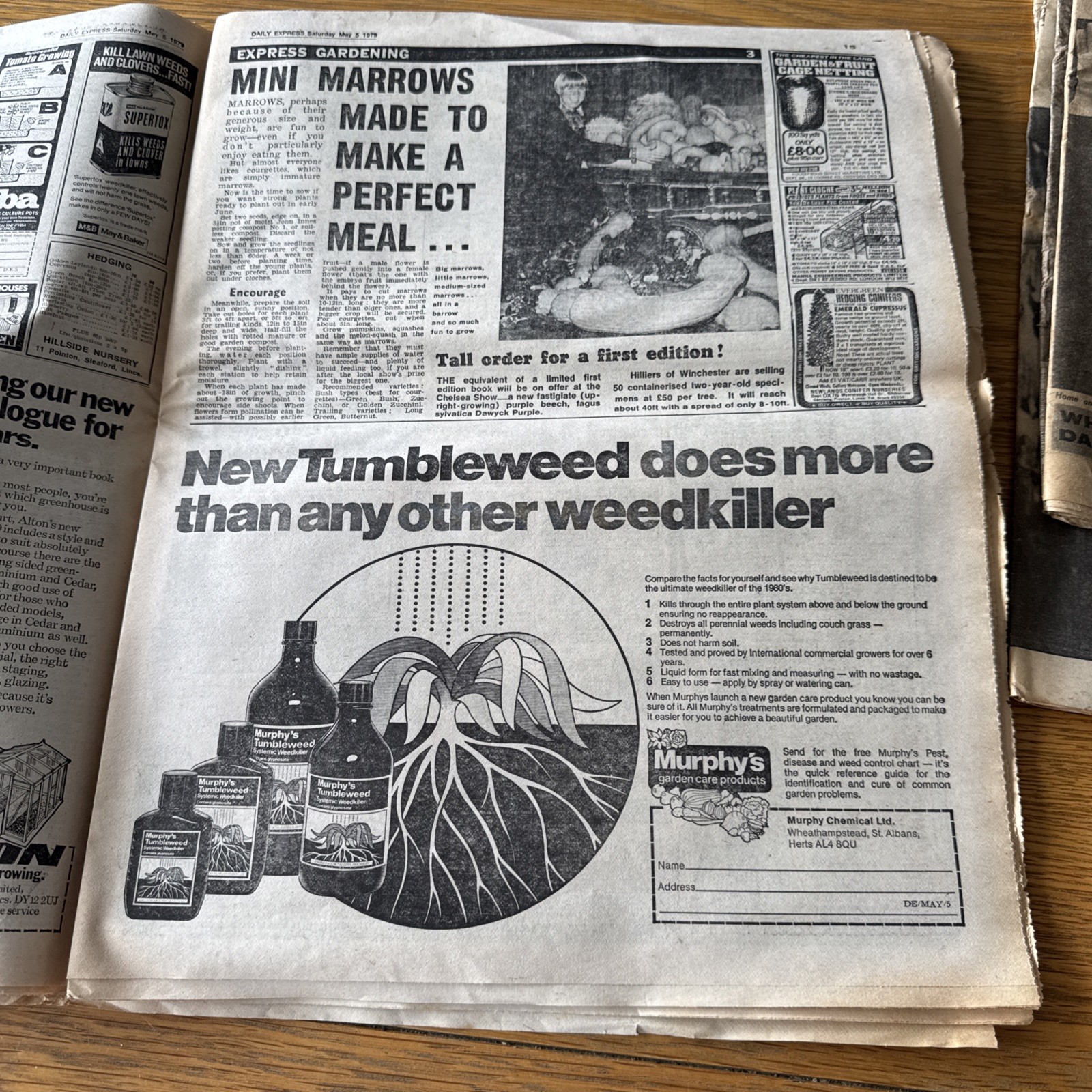 Daily Express Newspaper – 5th May 1979 – Margaret Thatcher Front Cover