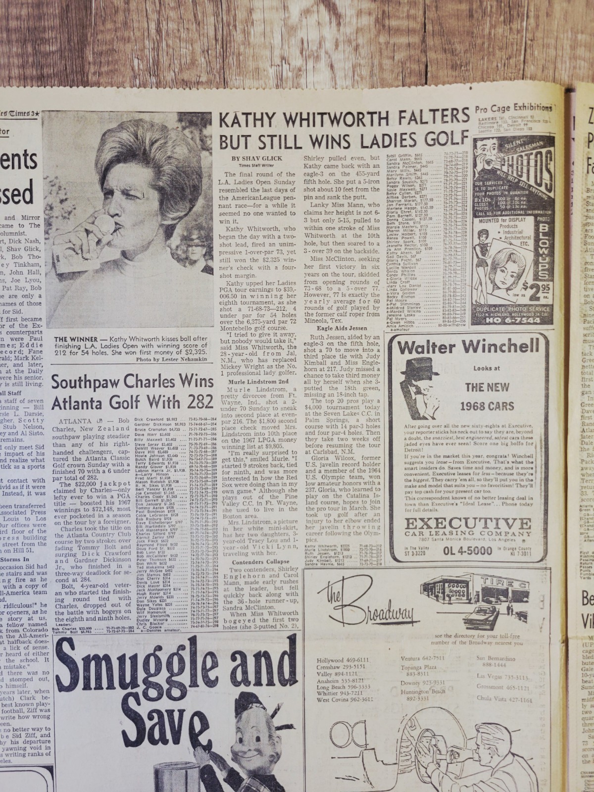 1967 Oct 2: LA Los Angeles Times Sports – Boston Red Sox Win 1st AL Pennant MLB