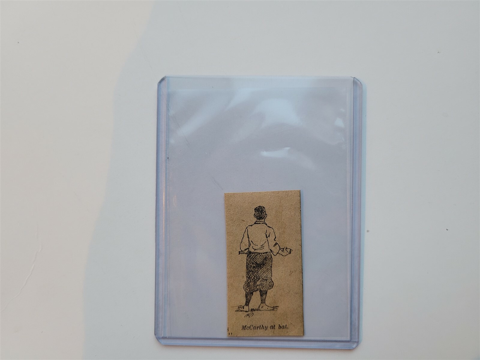 Jack McCarthy Cincinnati Reds 1894 Cartoon Sketch VERY RARE!