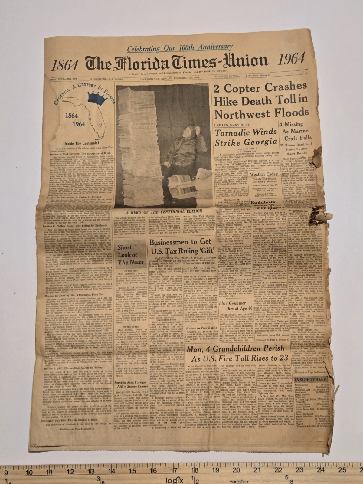1964 Florida Times-Union COMPLETE Centennial Sunday Edition 1864-1964