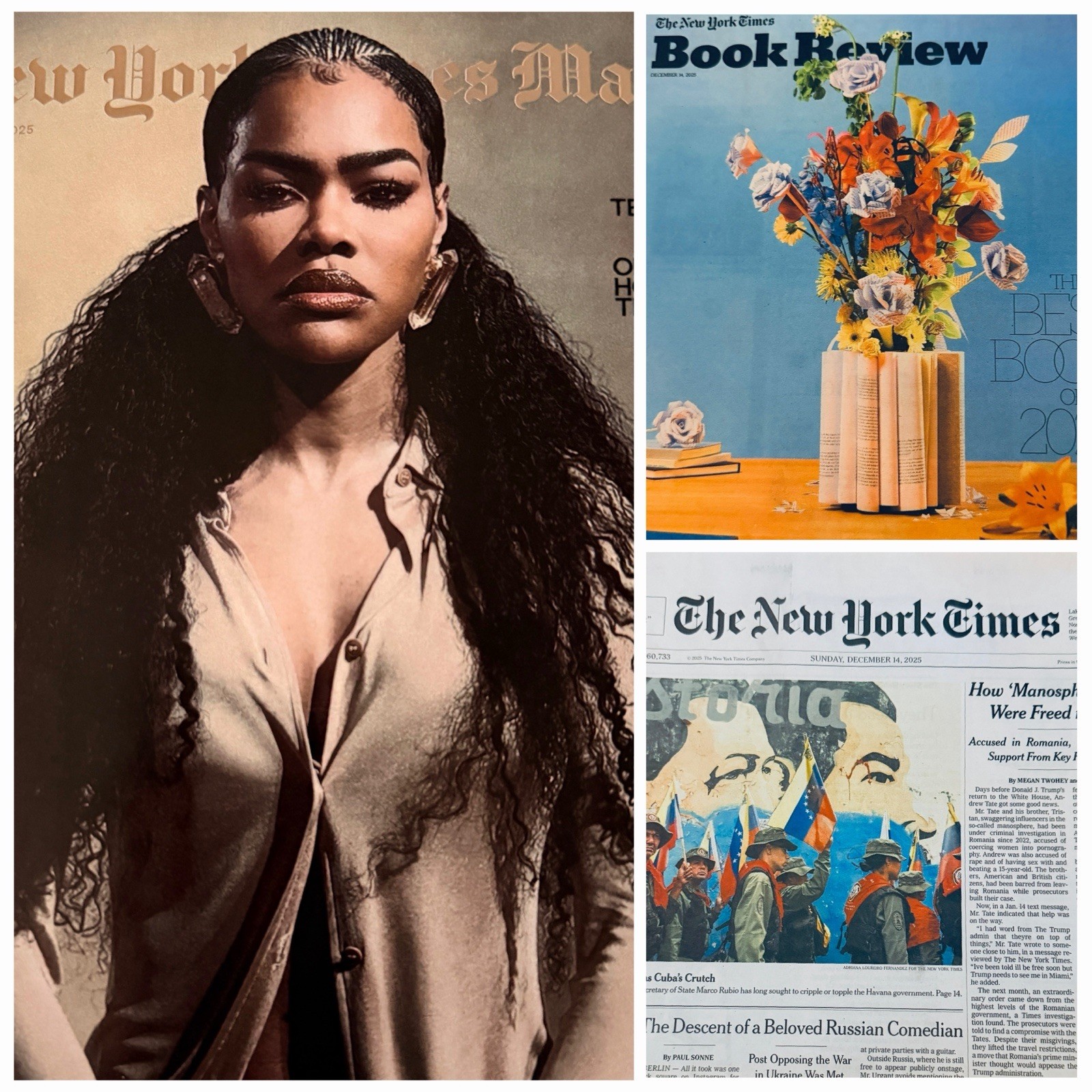 The New York Times Newspaper December 14 2025 SUNDAY Complete Print Paper UNREAD