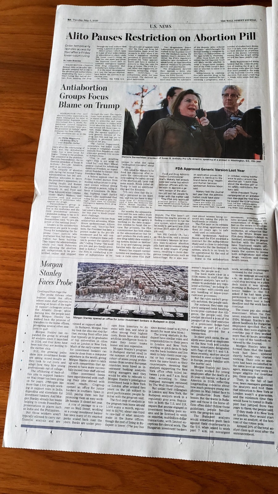 Lauren Sanchez The Wall Street Journal May 5 2026 Spirit Airlines NEW
