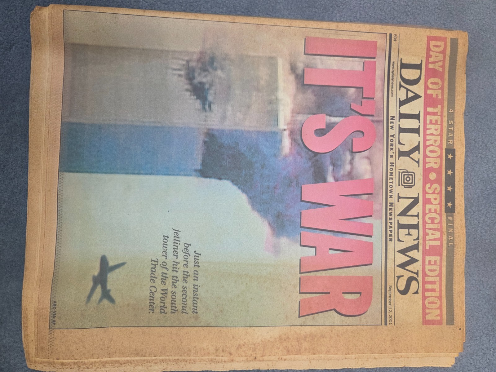 9/11 Newspaper Lot September 12 2001 NY Times Daily News Barron’s WSJ Star Ledge