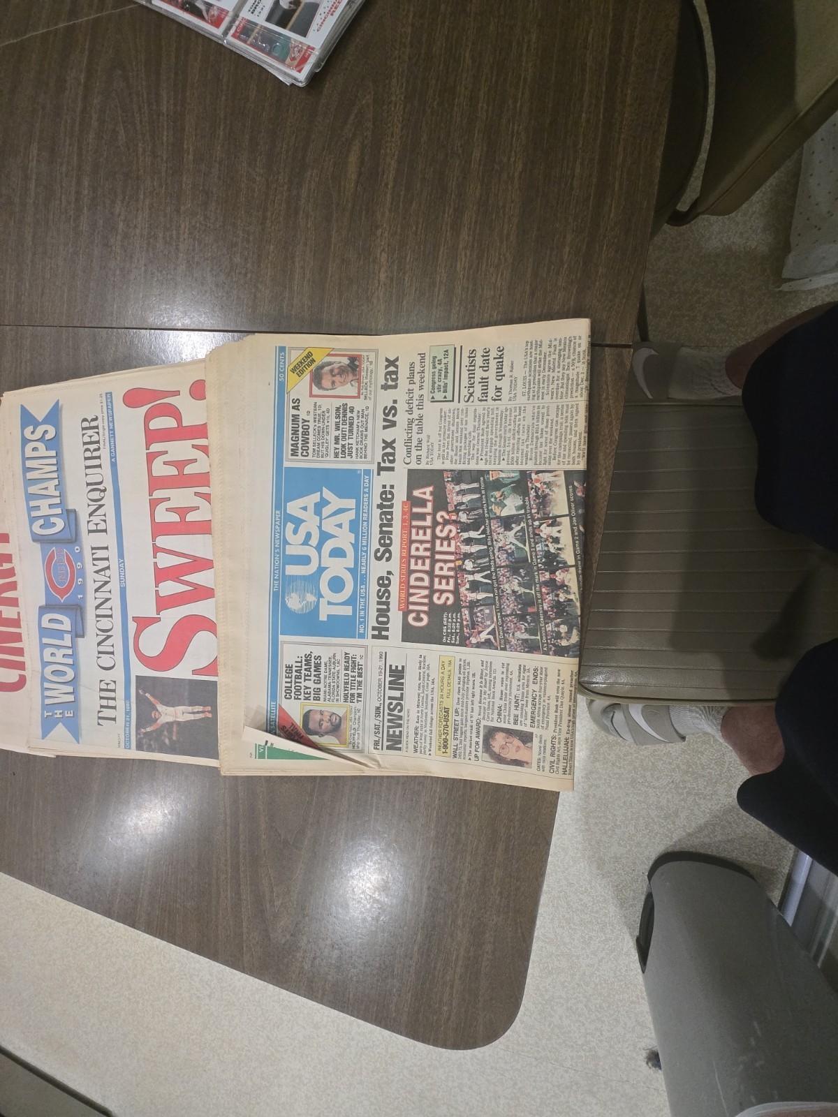 Cincinnati Reds Vintage Newspapers