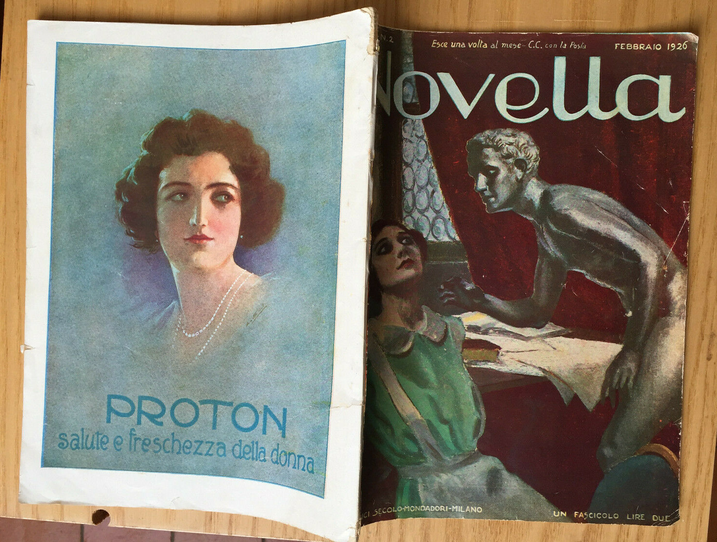 MONDADORI NOVELLA PERIODICAL ITALIAN WRITERS N° 2 1926 LUIGI CHIARELLI 2/19