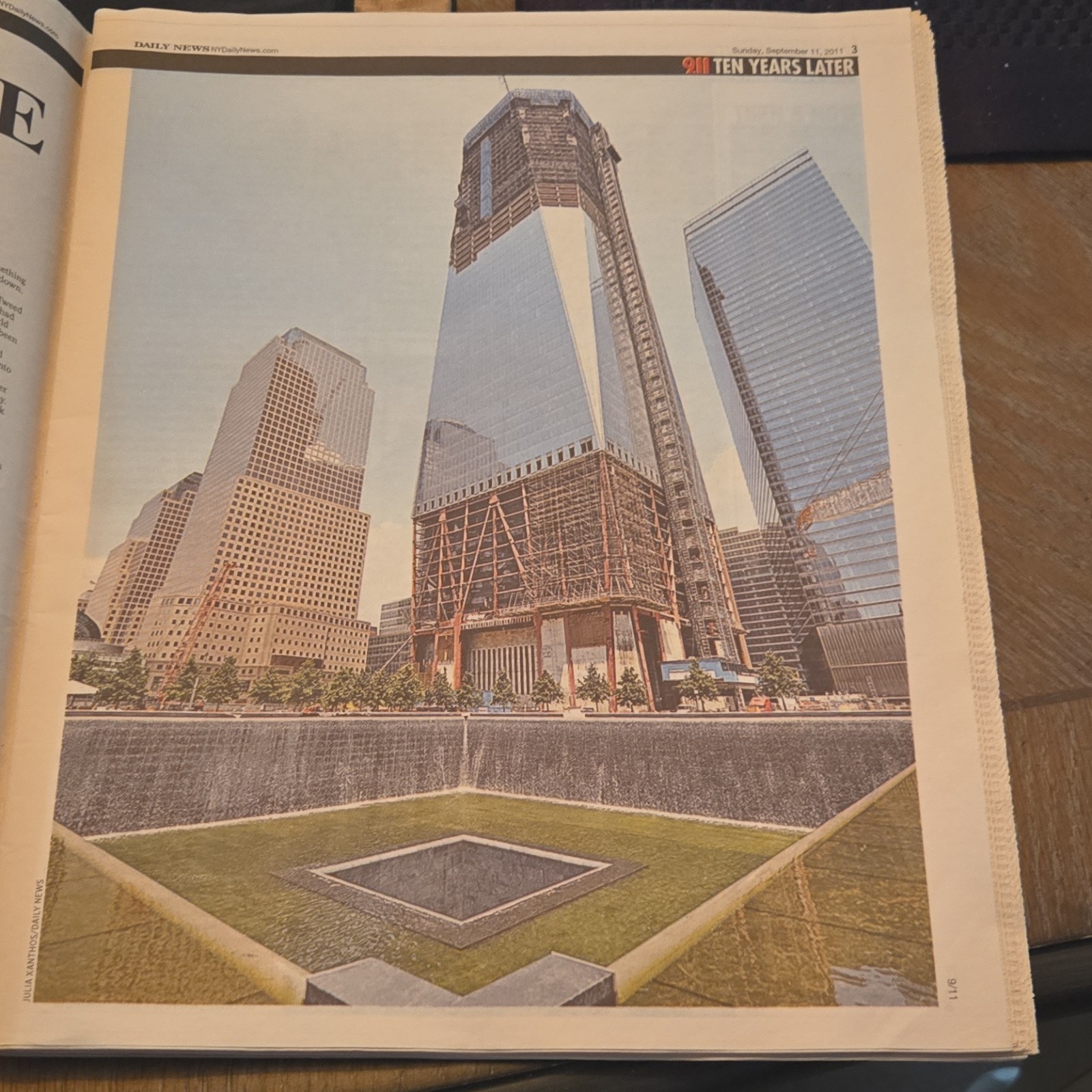 Daily News 9/11 Ten Years Later Commemorative Special Edition Newspaper