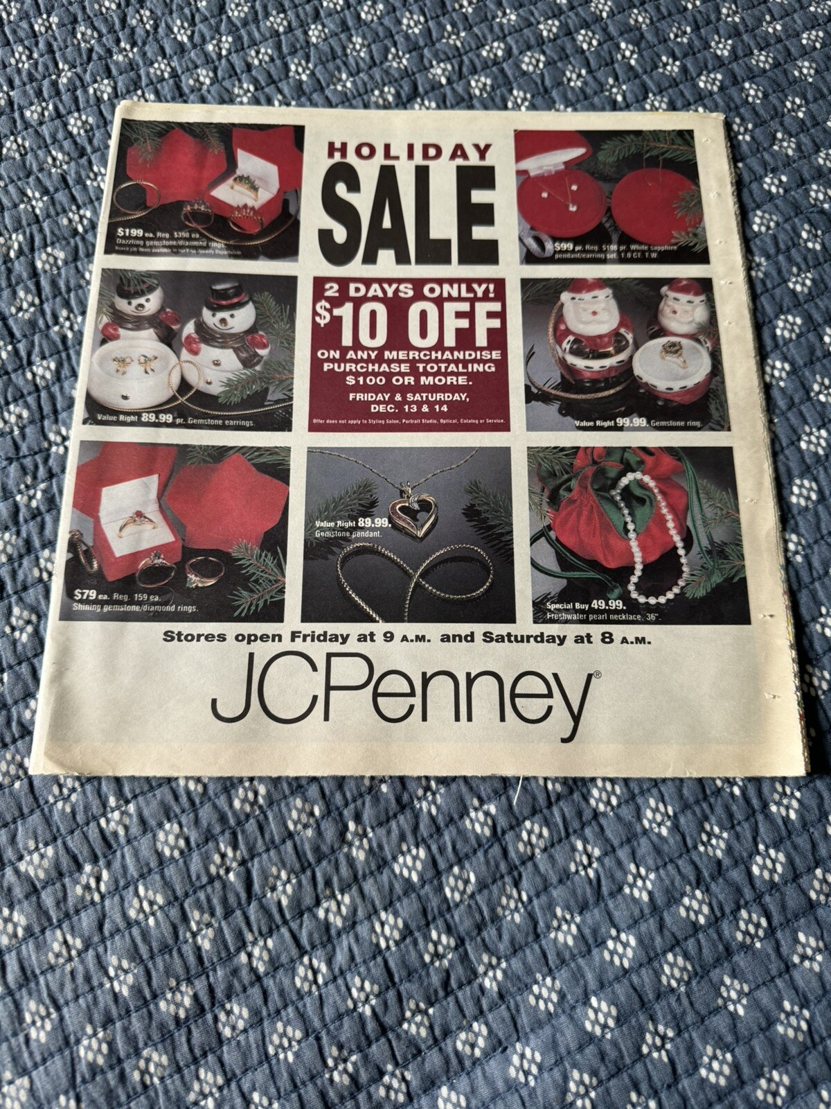 JC Penney Insert HOLIDAY SALE 1996 16 Pages VG+