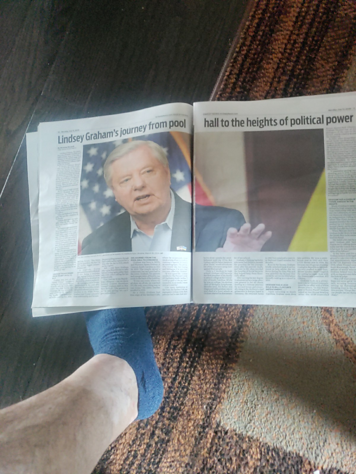 New York Daily News July 13,2026 Senator Lindsey Graham Passes Away At 71