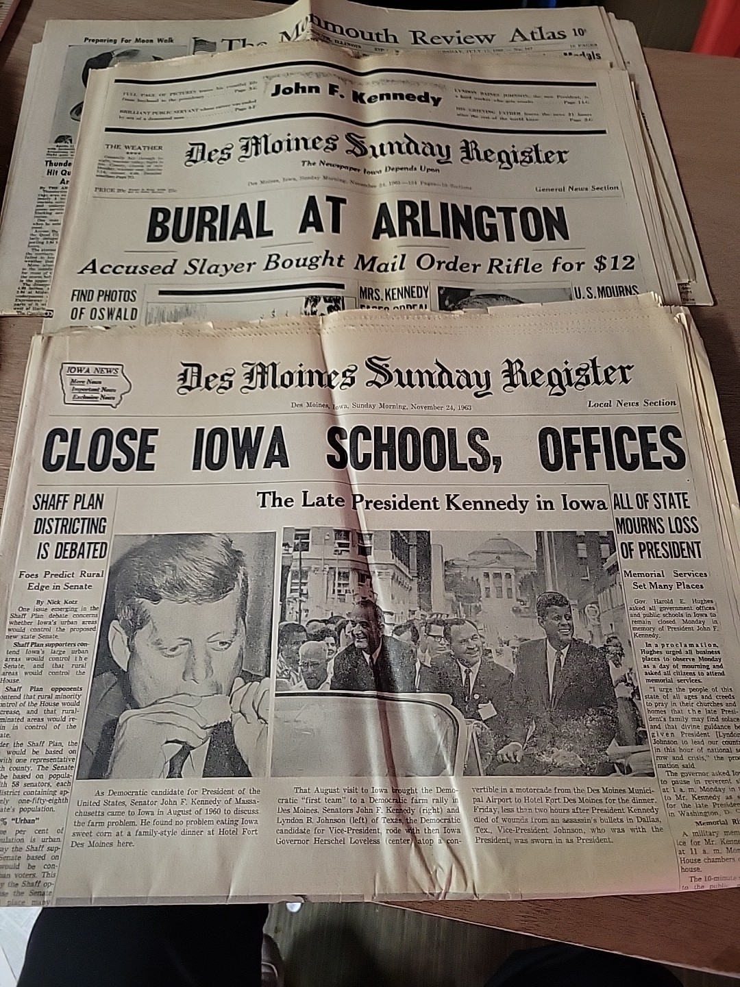 Des Moines Sunday Register November 24 1963 Newspaper Iowa