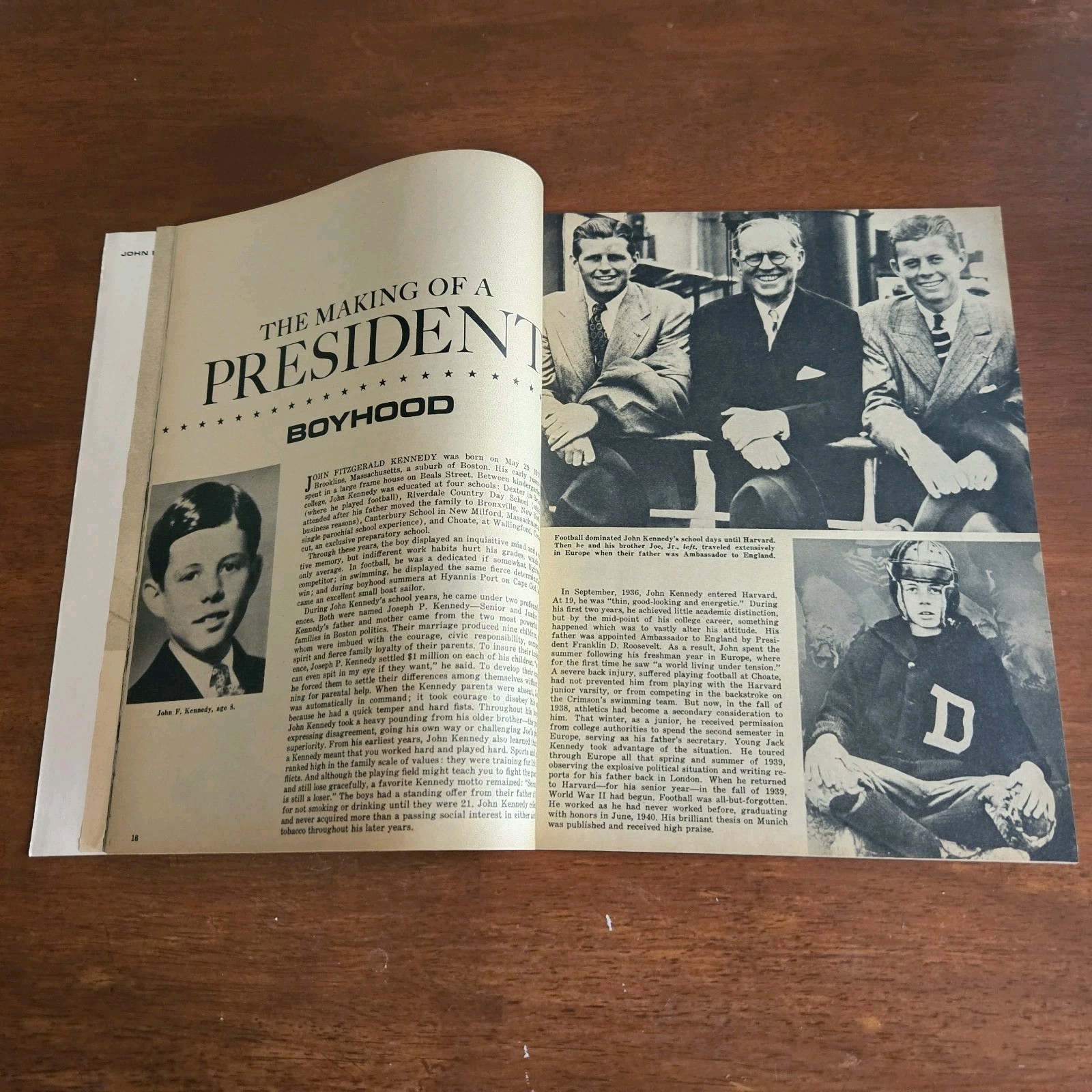John F. Kennedy Magazine Lot Memorial Album/Four Dark Days in History Read