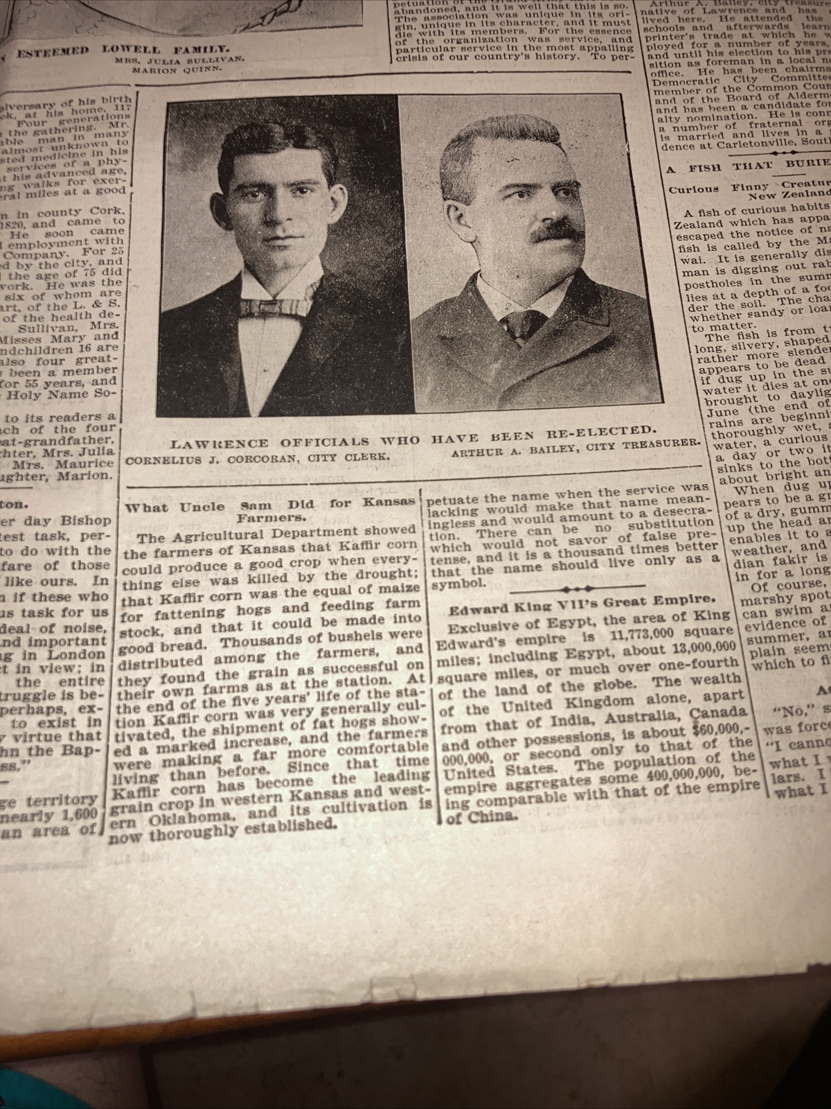 Vintage Newspaper Saturday Globe Utica NY Feb 9 1901 Queen Victoria Funeral