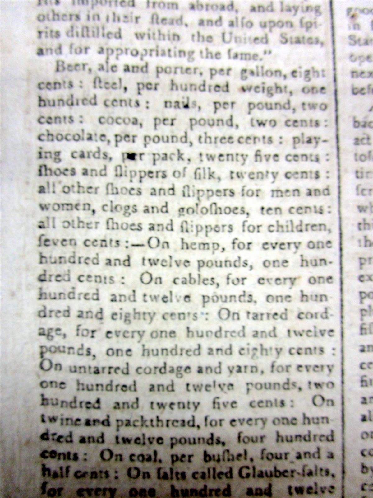 1792 newspaper GEO WASHINGTON signed Act FRONTIER US PROTECTION fm INDIAN ATTACK