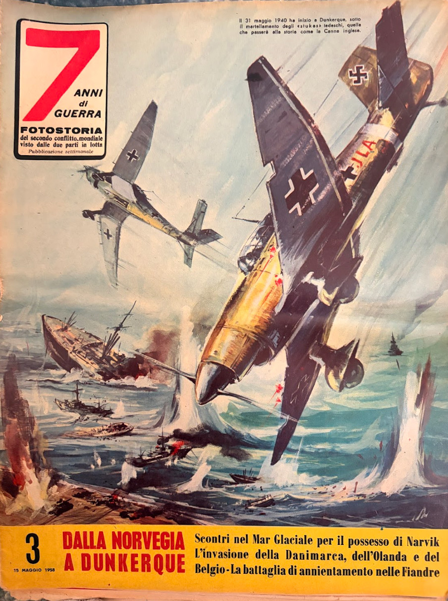 FREE SHIP! May 15, 1958 7 Anni di Guerra Italian 3 Fotostoria Magazine