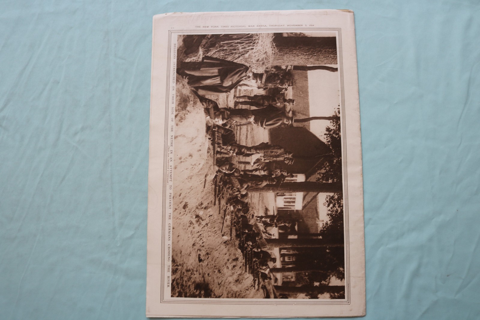 1914 NOV 5 NEW YORK TIMES MID-WEEK PICTORIAL WAR EXTRA – INDIAN LANCER – NP 9121