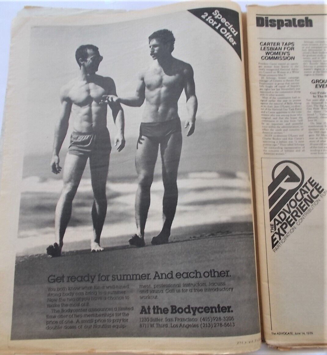 The Advocate #269 June 14, 1979 Newspaper Gay Parents David Hockney Key West
