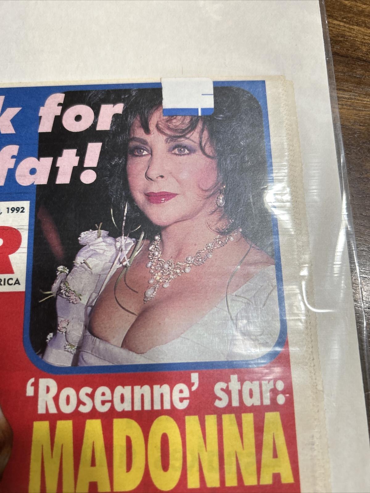 NATIONAL ENQUIRER-NOVEMBER 10, 1992 MADONNA LIZ TAYLOR Elvis