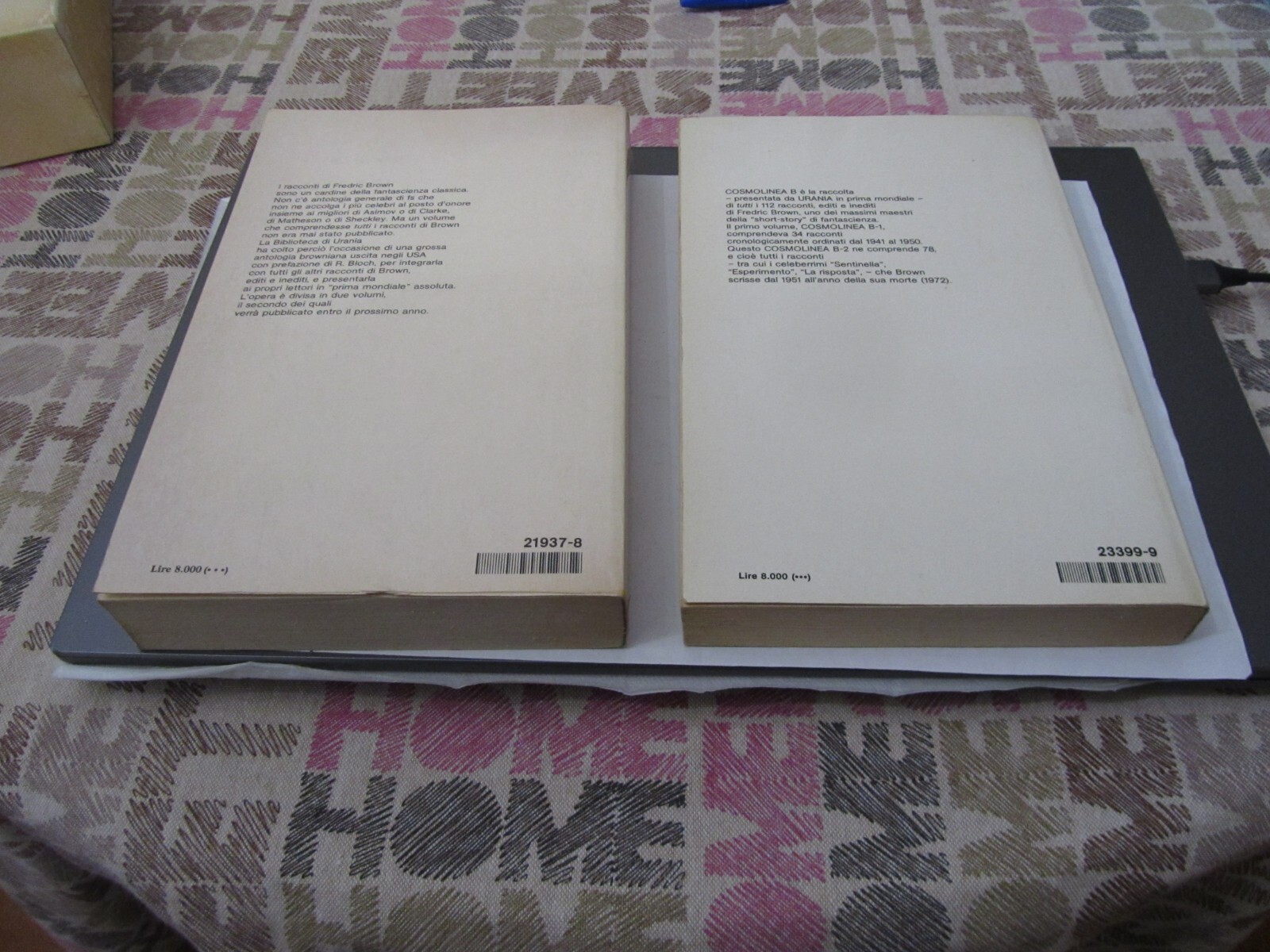 SCIENCE FICTION – COSMOLINE B-1 AND B-2 – FREDRIC BROWN – ED. MONDADORI OPTIMI+ (F1)