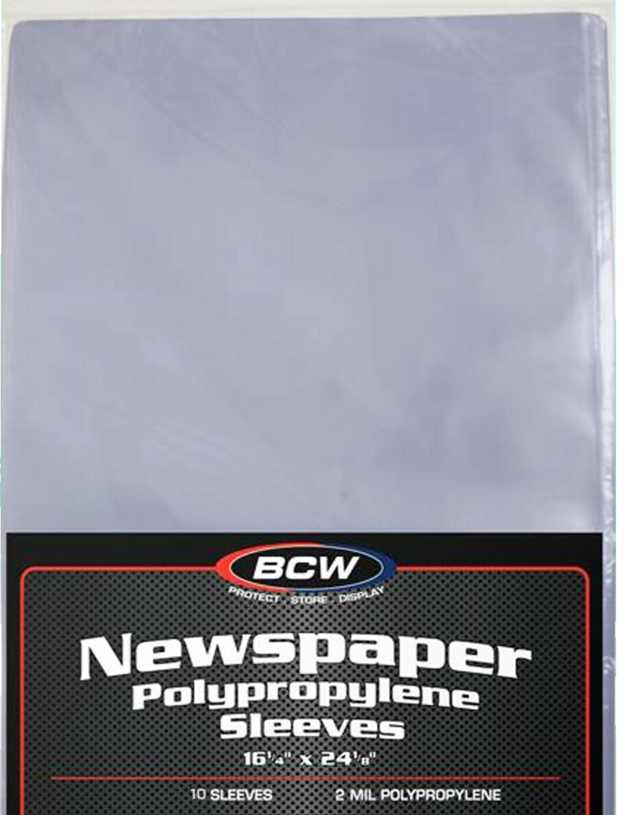 10 BCW 16X24 Newspaper Storage Sleeves Art Photo Print 16-1/4x 24-1/8 Protector