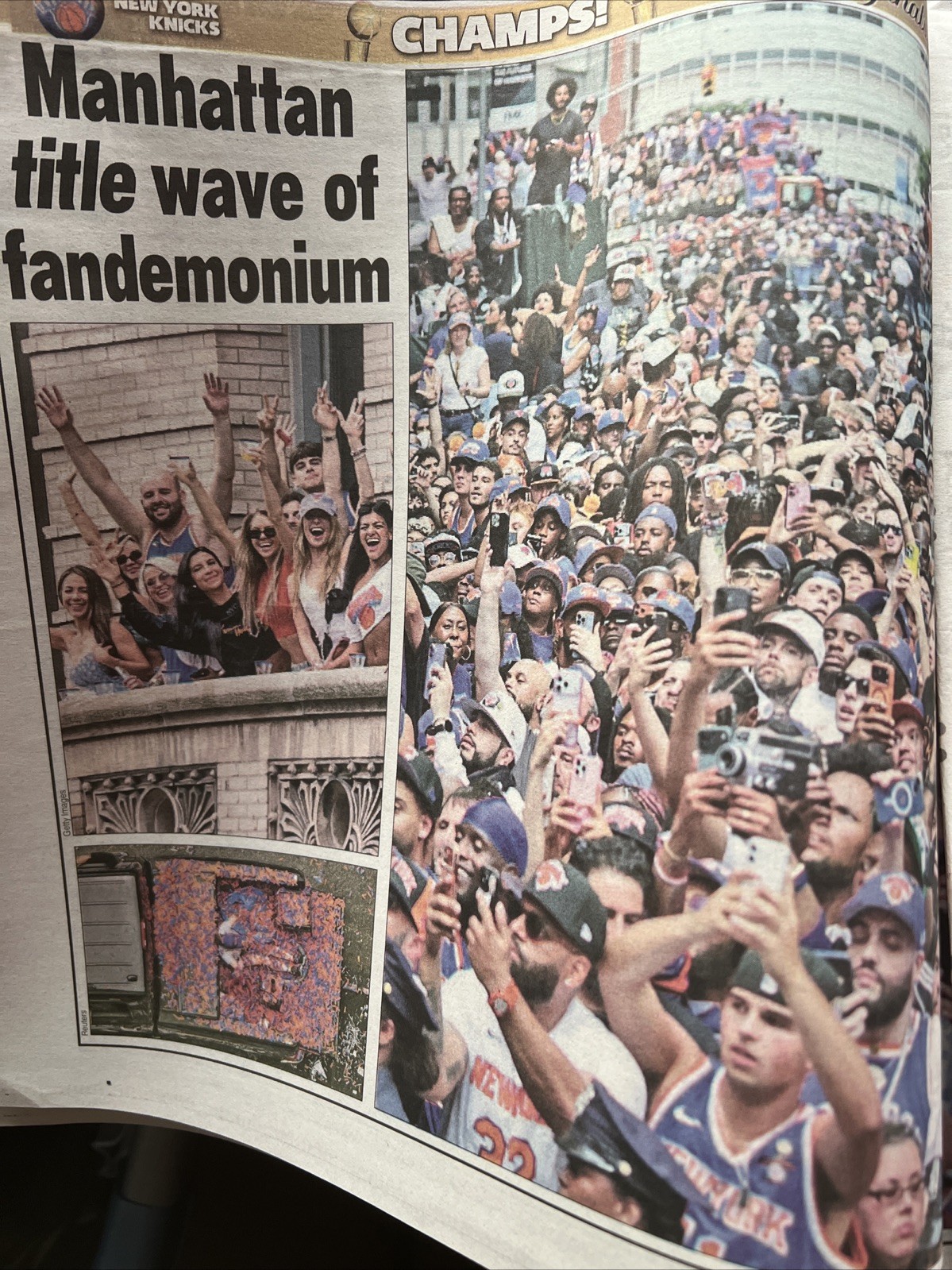 CITY OF LOVE NEW YORK POST KNICKS CHAMPIONS PARADE 6/19/2026 ?