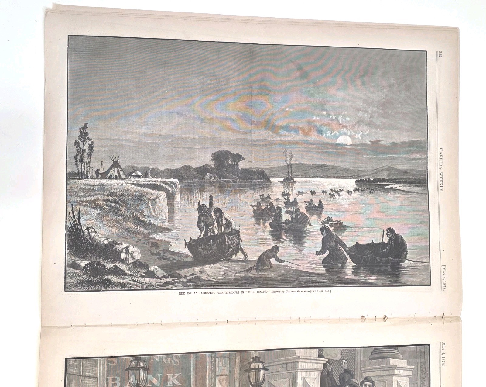 Harpers Weekly May 4, 1878 Full Magazine **Thomas Nast Bears Income Tax Measure*