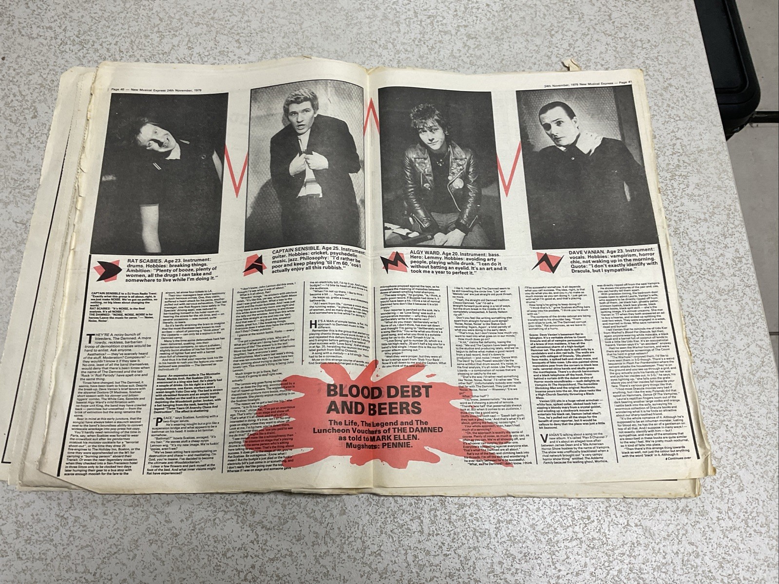 NME Newspaper – 24th November 1979 – The Thinker