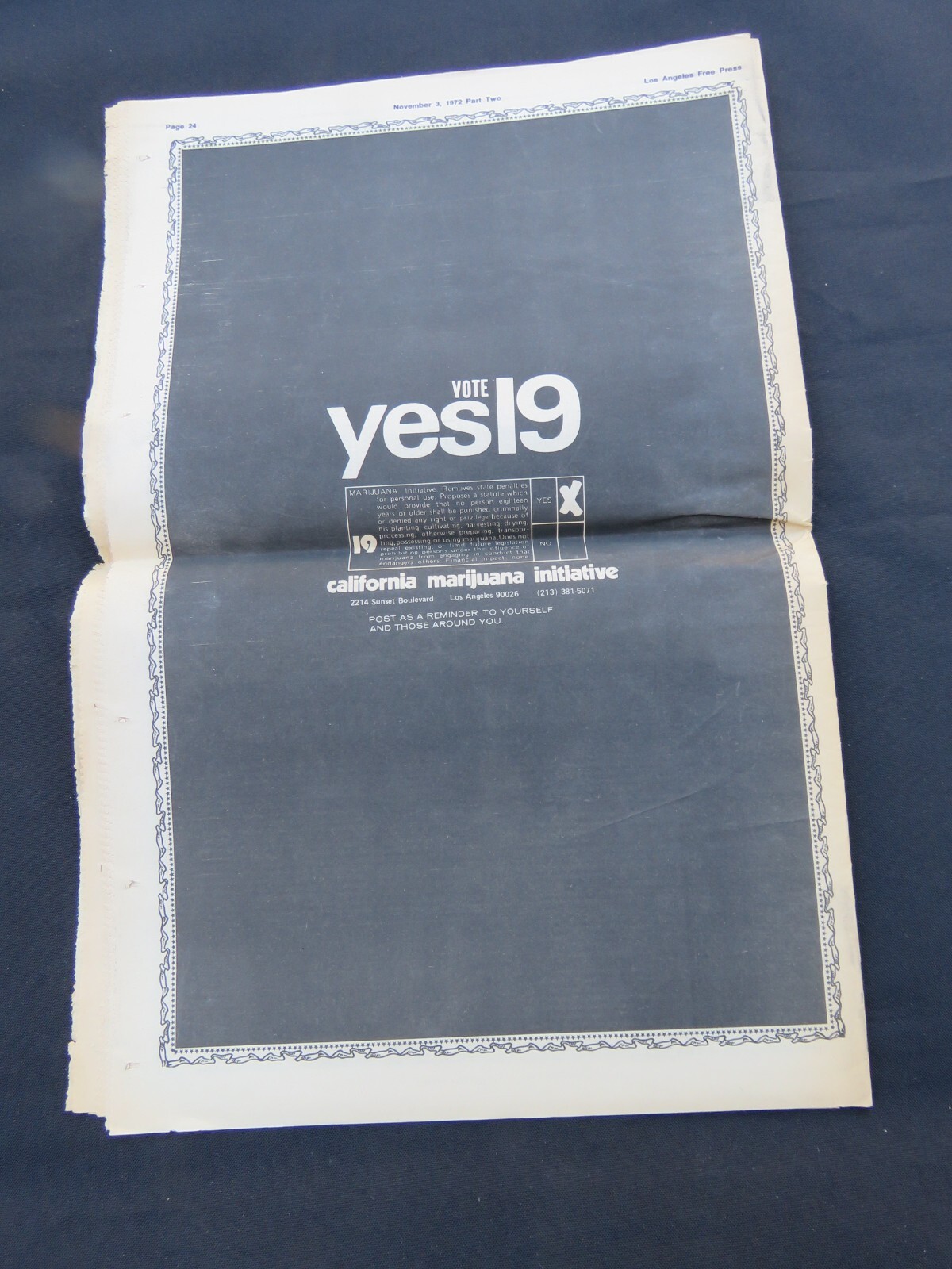 Los Angeles Free Press, Freep, November 3 1972 McGovern’s Snoops Counter-Culture