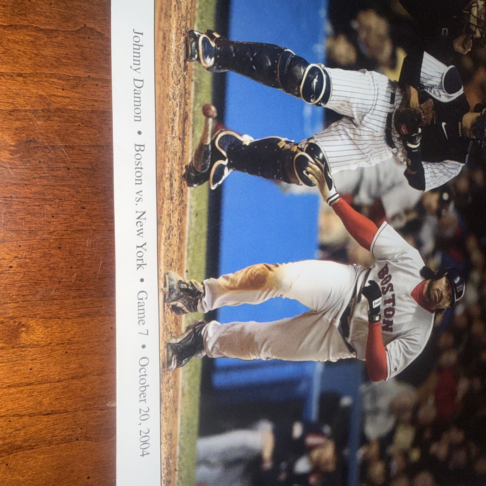 2004 Red Sox World Series Boston Globe Commemorative edition Team Damon Photos