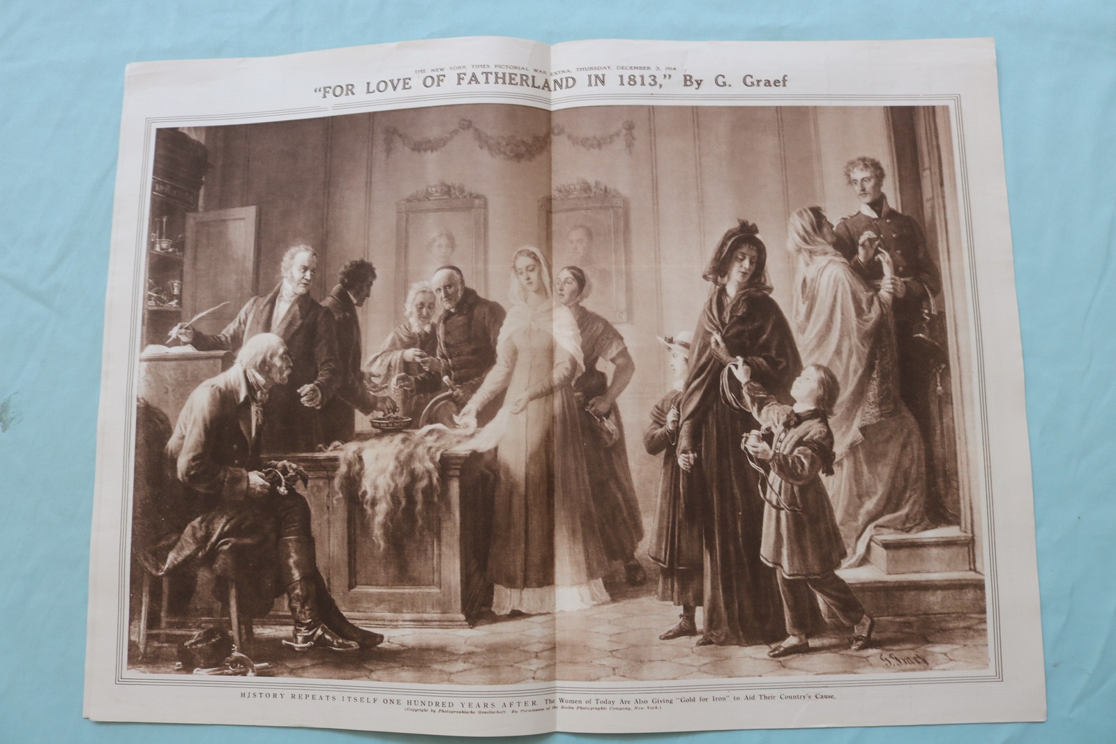 1914 DEC 3 NEW YORK TIMES MID-WEEK PICTORIAL WAR EXTRA- EARL KITCHENER – NP 9123