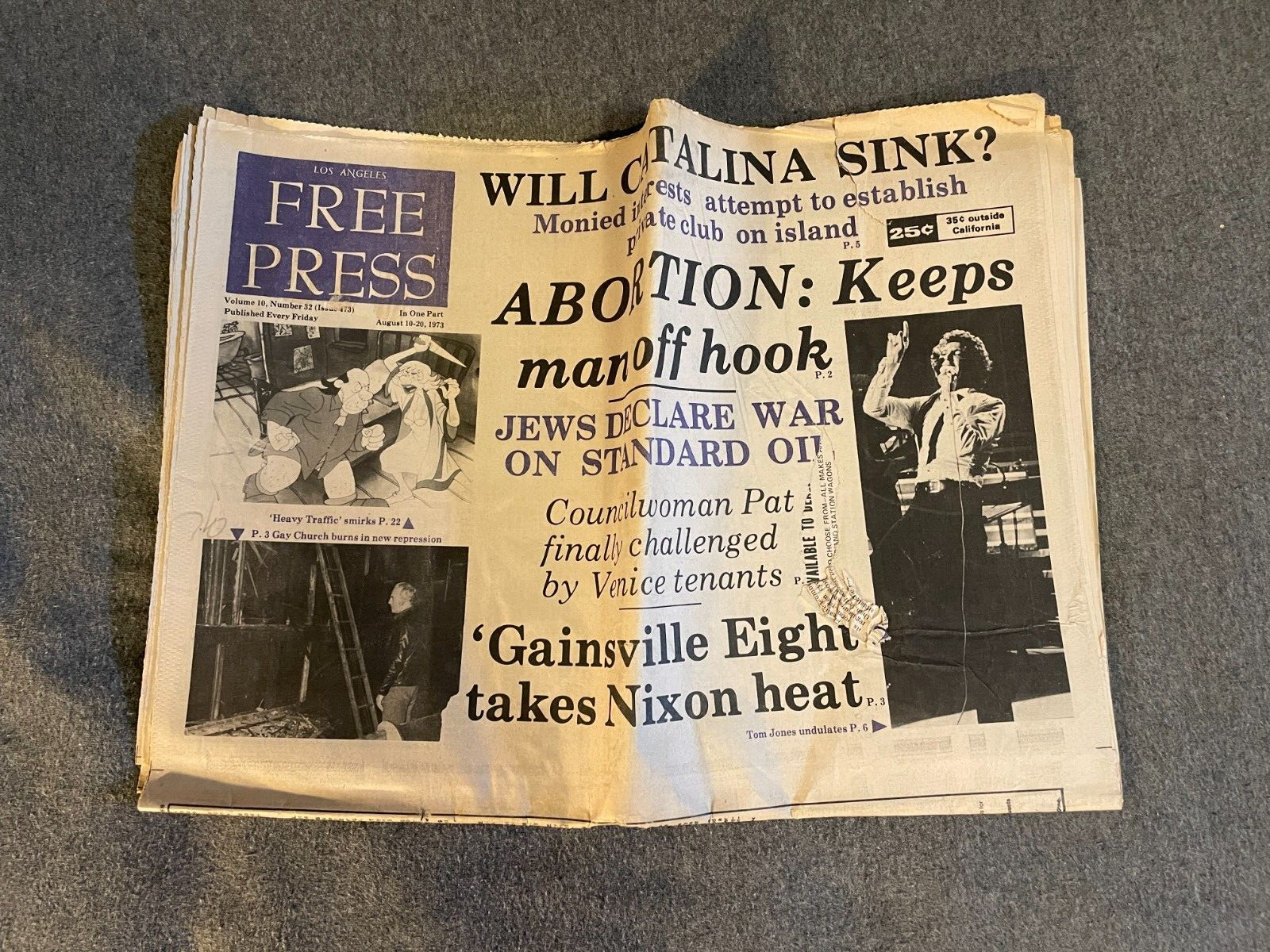 Los Angeles Free Press Newspaper August 1973 Gay Interest LGBT Gainesville 8