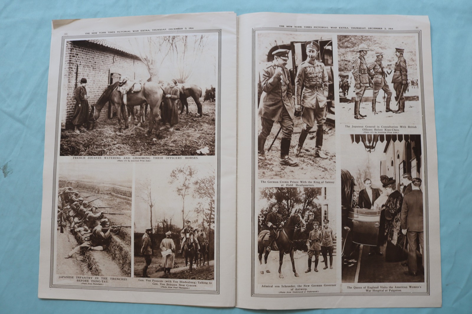 1914 DEC 3 NEW YORK TIMES MID-WEEK PICTORIAL WAR EXTRA- EARL KITCHENER – NP 9123