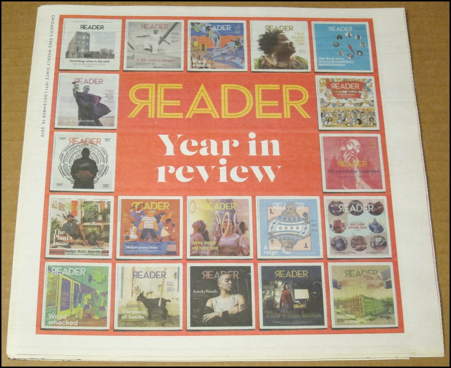 12/19/2019 Chicago Reader Newspaper 2019 The Year in Review Music News Arts Film