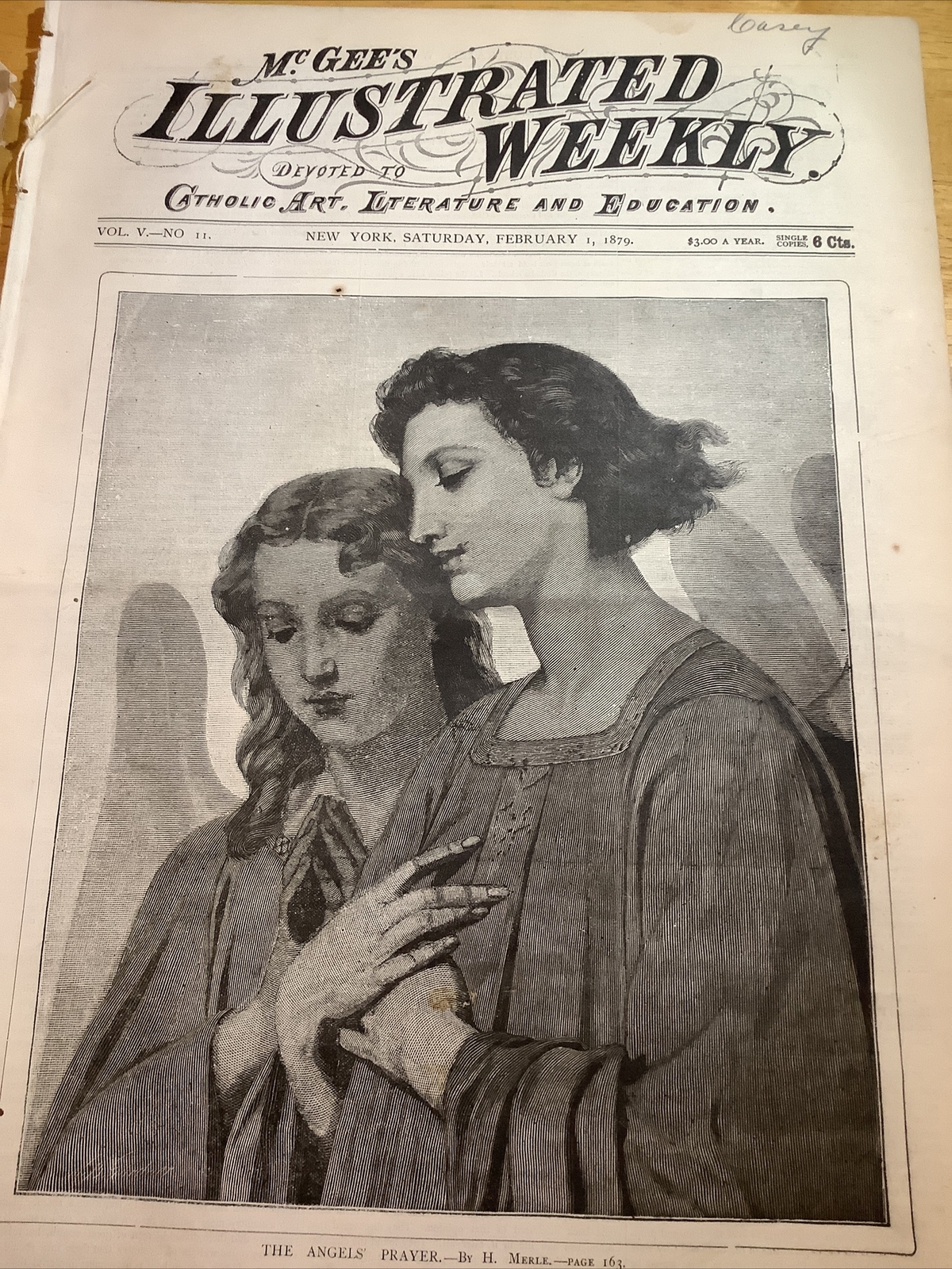 1879 Rare McGEE’s ILLUSTRATED WEEKLY ~ ILLUSTRATIONS/ ART / LITERATURE