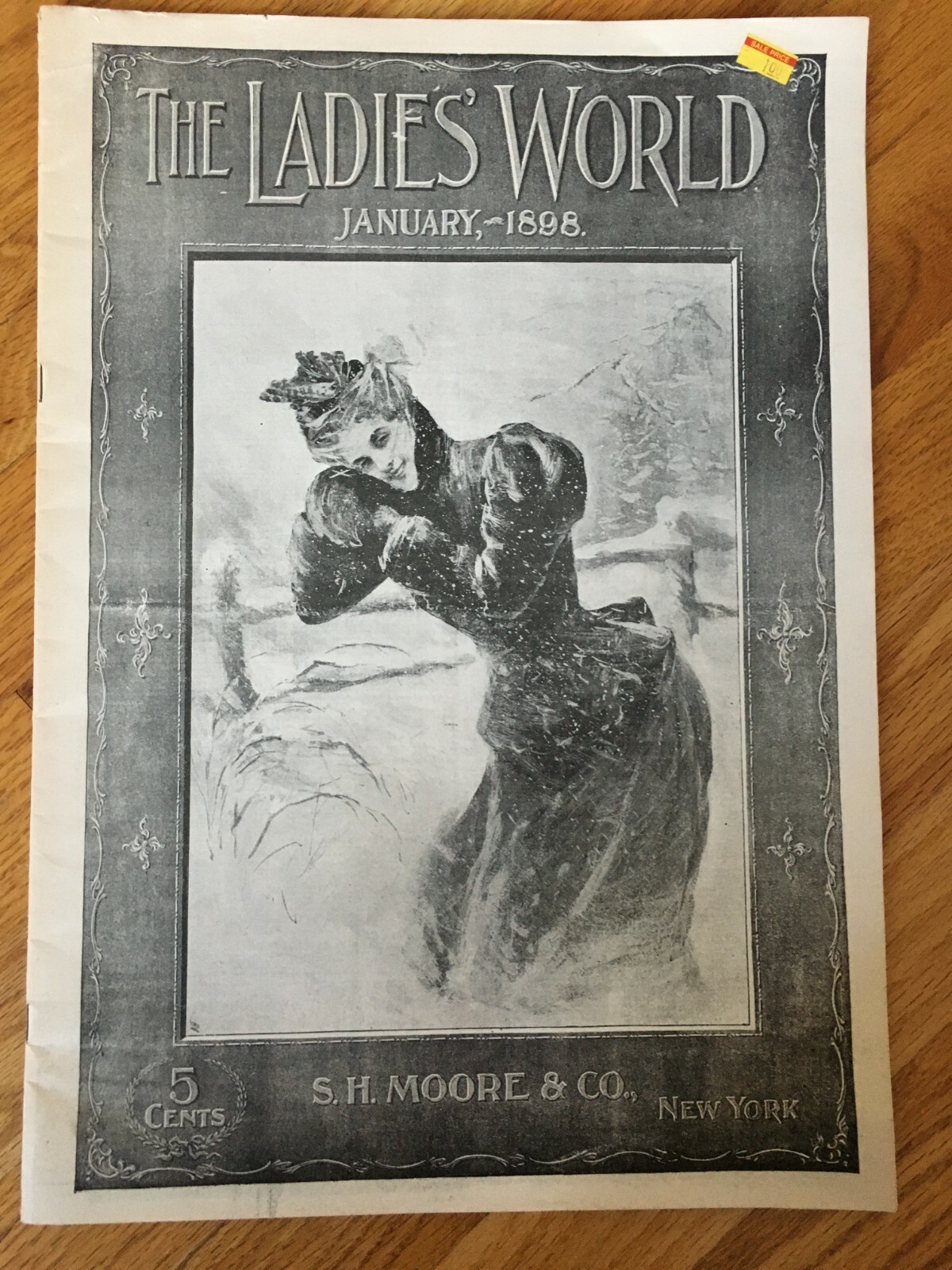 LADIES WORLD January 1898 Magazine SH Moore Chainless Gear Wheel Toilettes Skirt