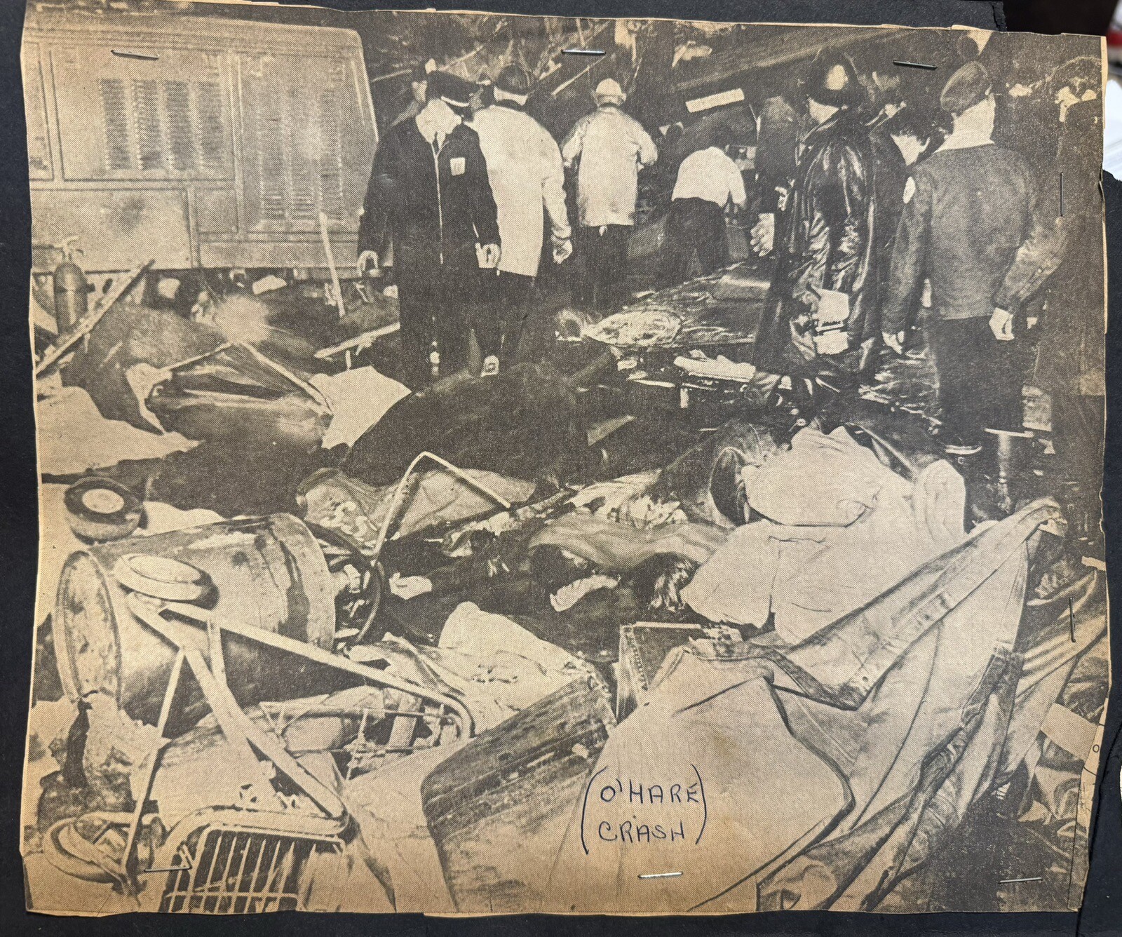 (6) VTG Newspapers O’Hare Chicago Times August 4th 1968 / Plane Crash RARE