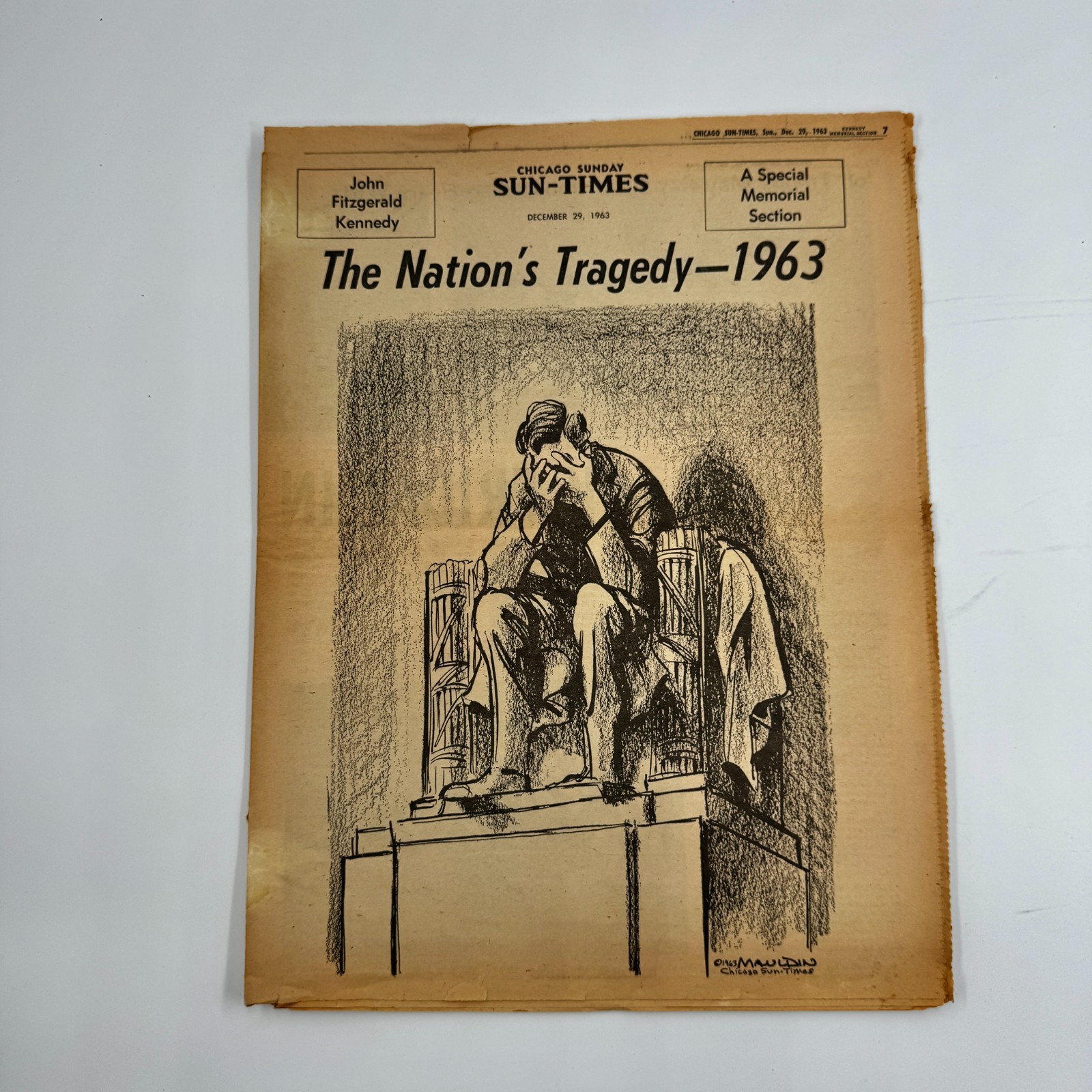 Chicago Sun Times December 29 1963 The Nations Tragedy- Special Memorial Section
