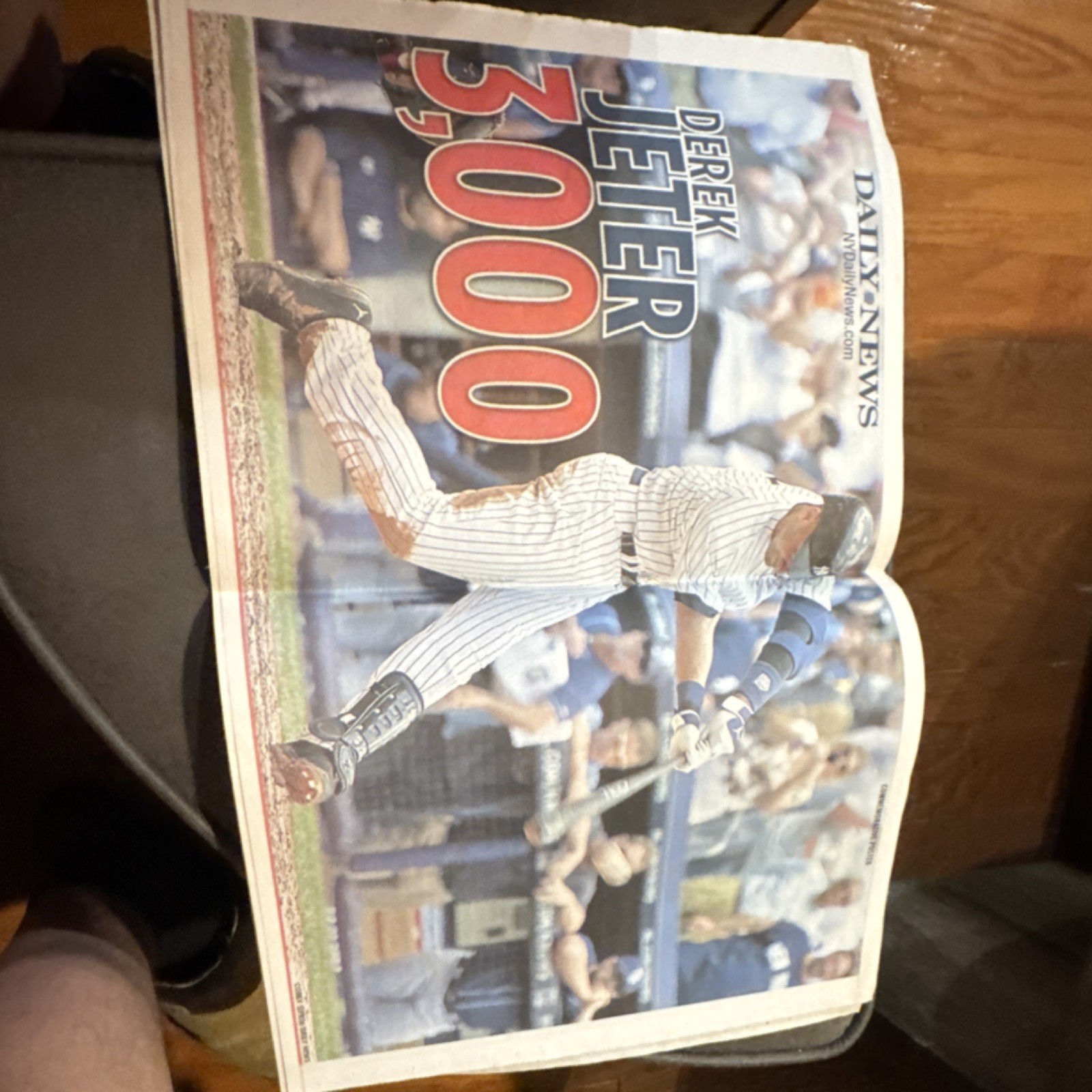 Daily News Derek Jeter 3,000 Hits Commemorative Newspaper Special Edition