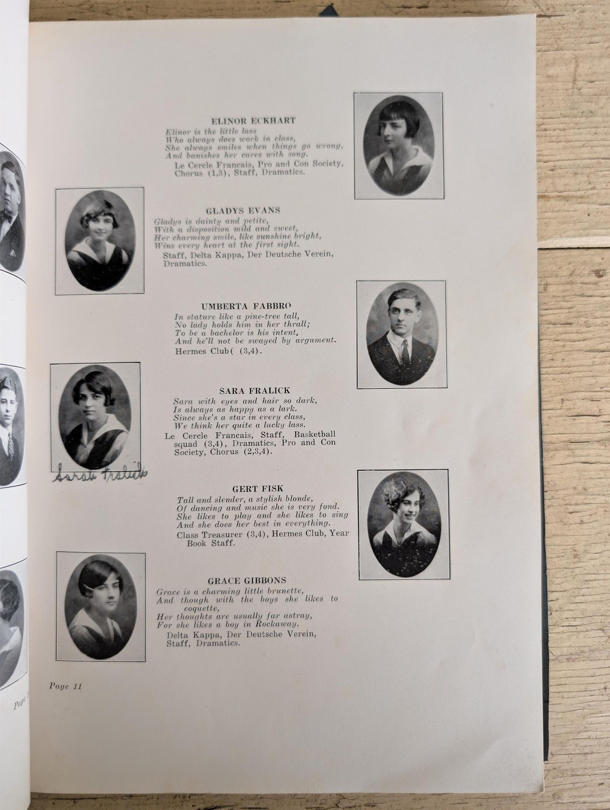 Antique 1926 The Tiger School Yearbook From Dover High School in Dover