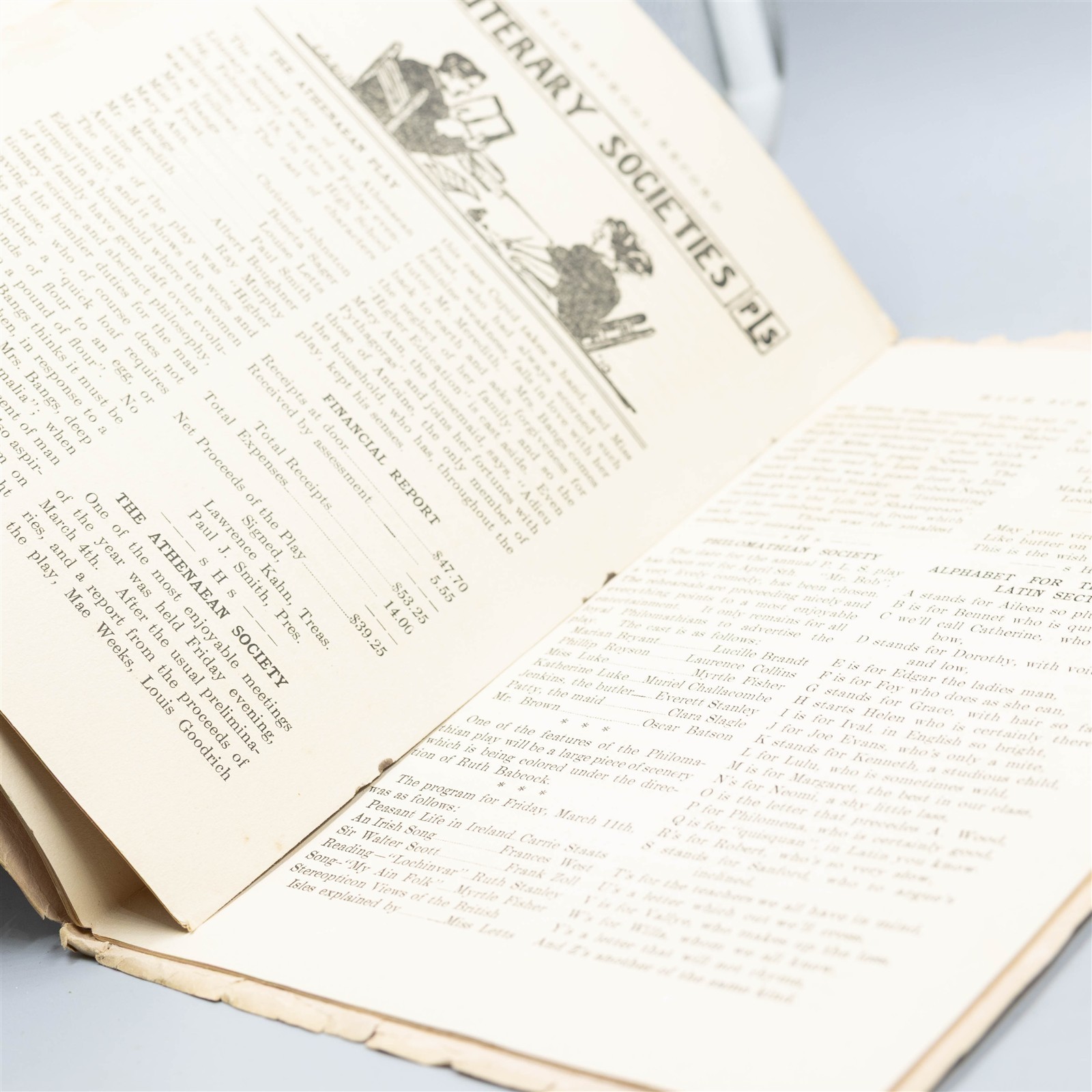 1910 Sedalia High School Record Student Newspaper (Missouri) Antique