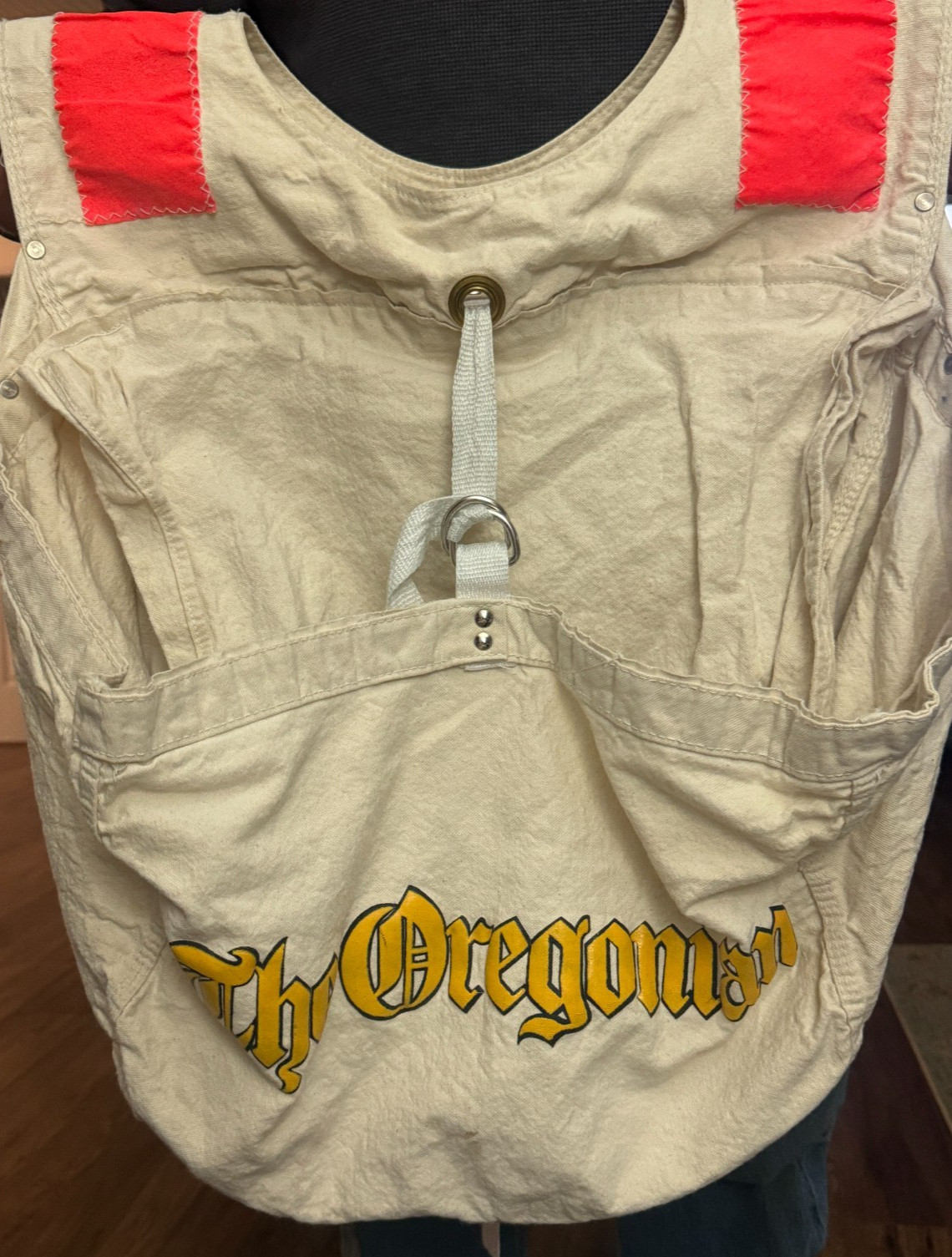 Vintage “The Oregonian” Newspaper Canvas Paper Boy Delivery Vest