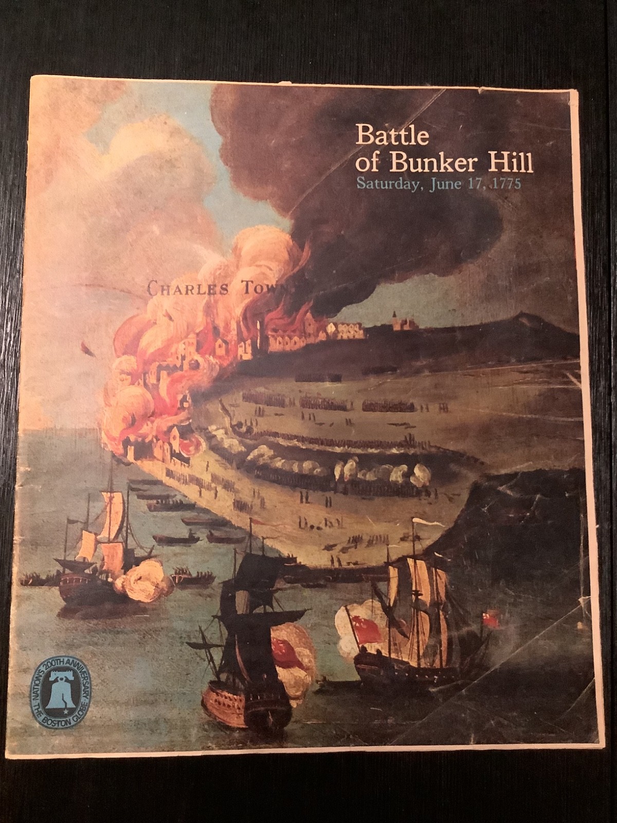 Battle Of Bunker Hill 200th Anniversary Vintage Boston Globe June 1975 Newspaper