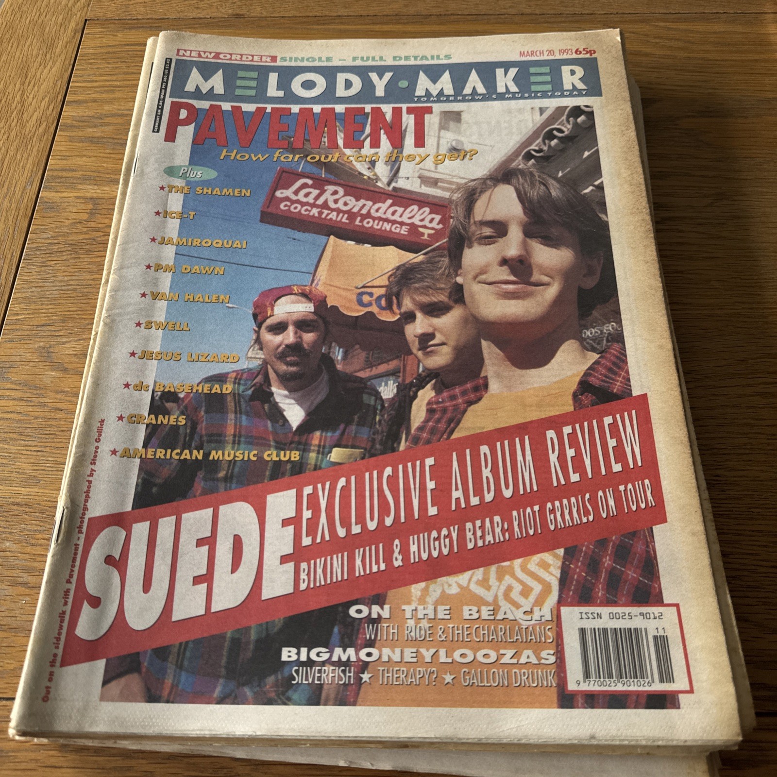Melody Maker Newspaper – March 20th 1993 – Suede Front Cover