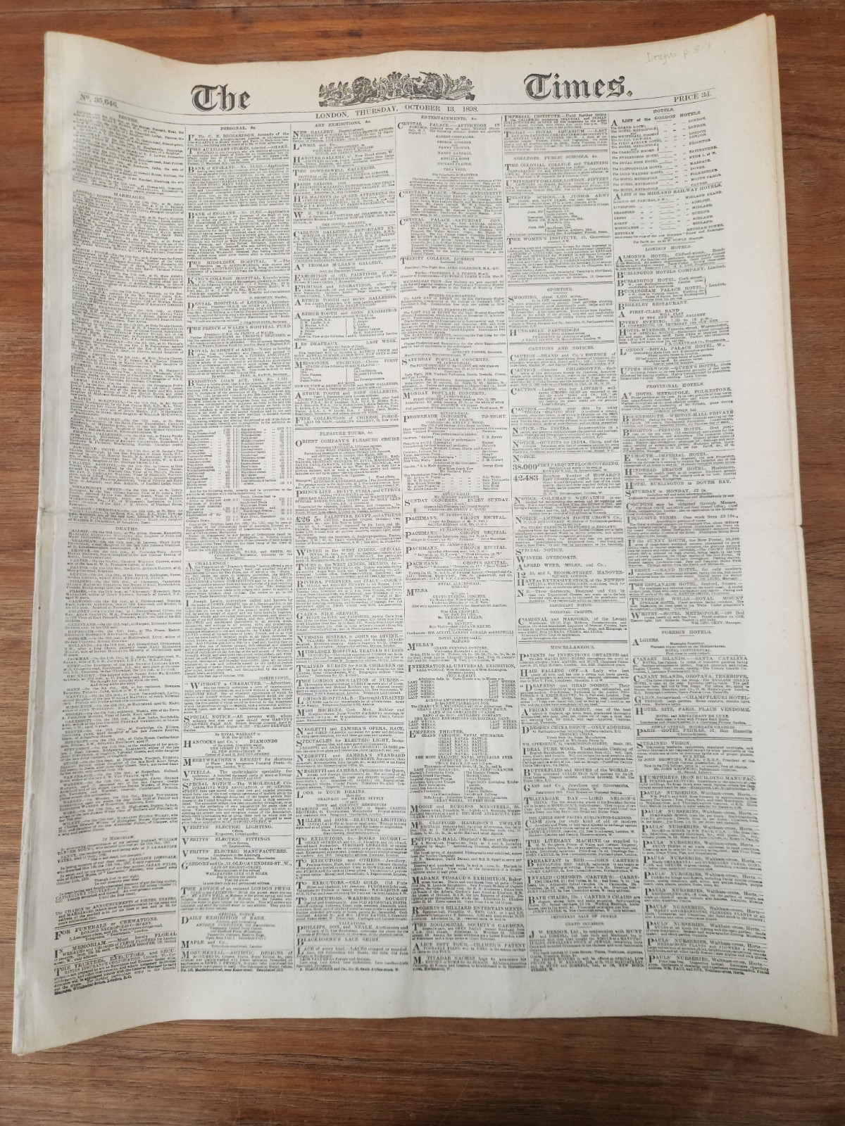 Birthdate Newspaper British USA Canada Archive Box 1976 50th Birthday