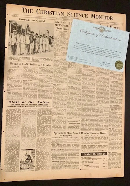 Birthdate Newspaper British USA Canada Archive Box 1976 50th Birthday