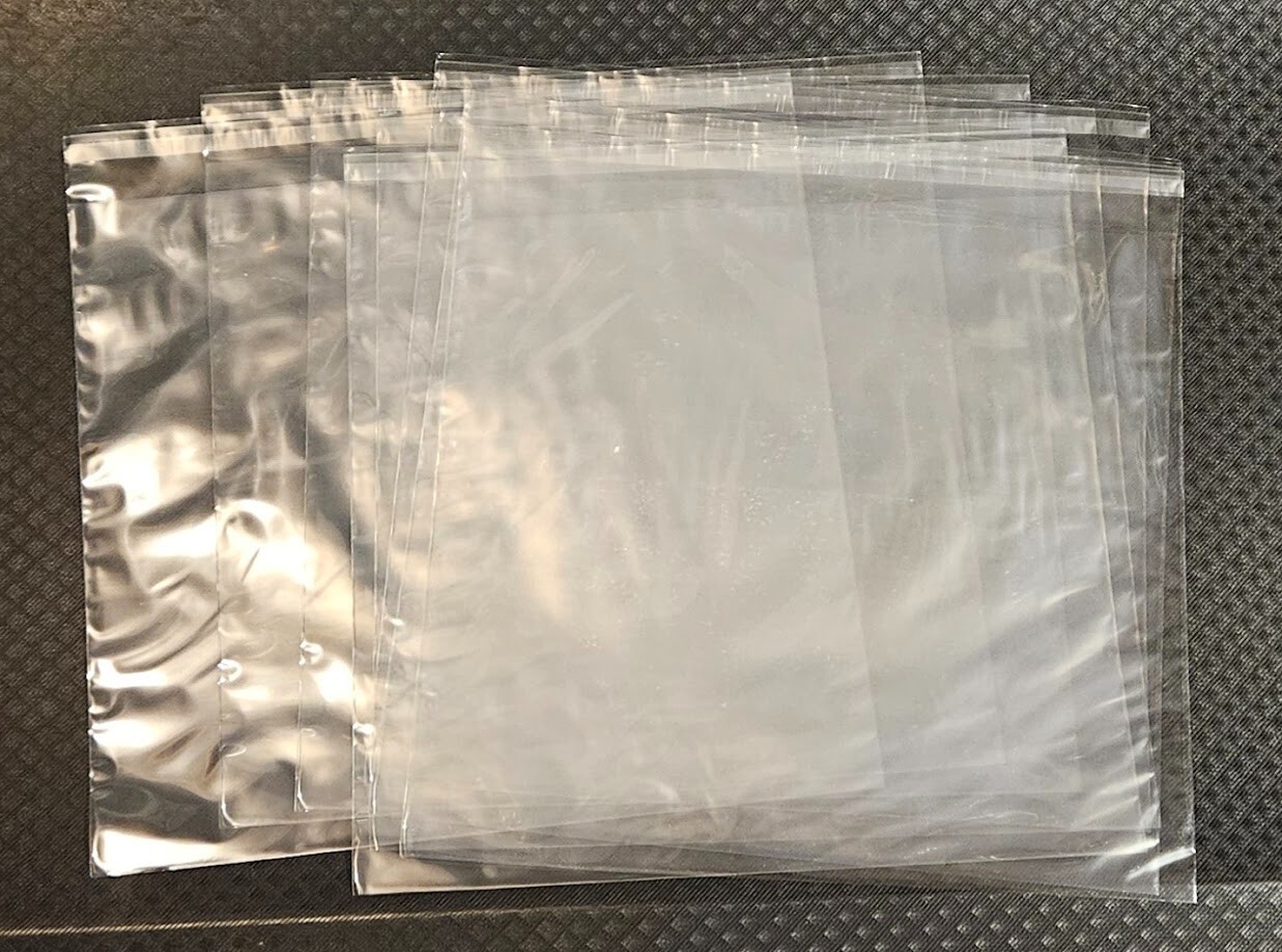 (10 Loose) CSP Resealable Newspaper Sleeves Storage Bags 13-3/8″ X 11-7/8″