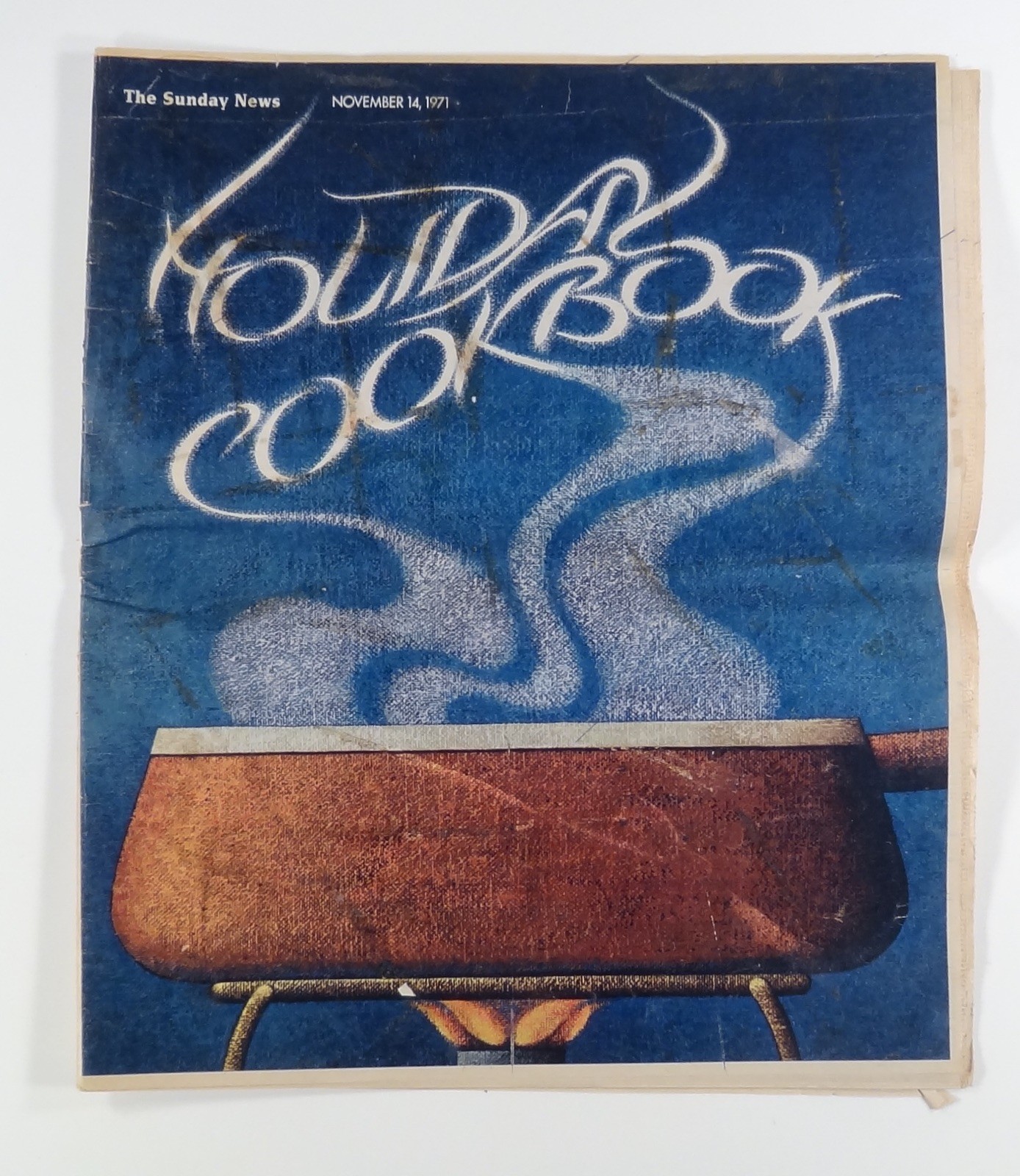1971 DETROIT NEWS HOLIDAY COOKBOOK Sunday newspaper color supplement RECIPES