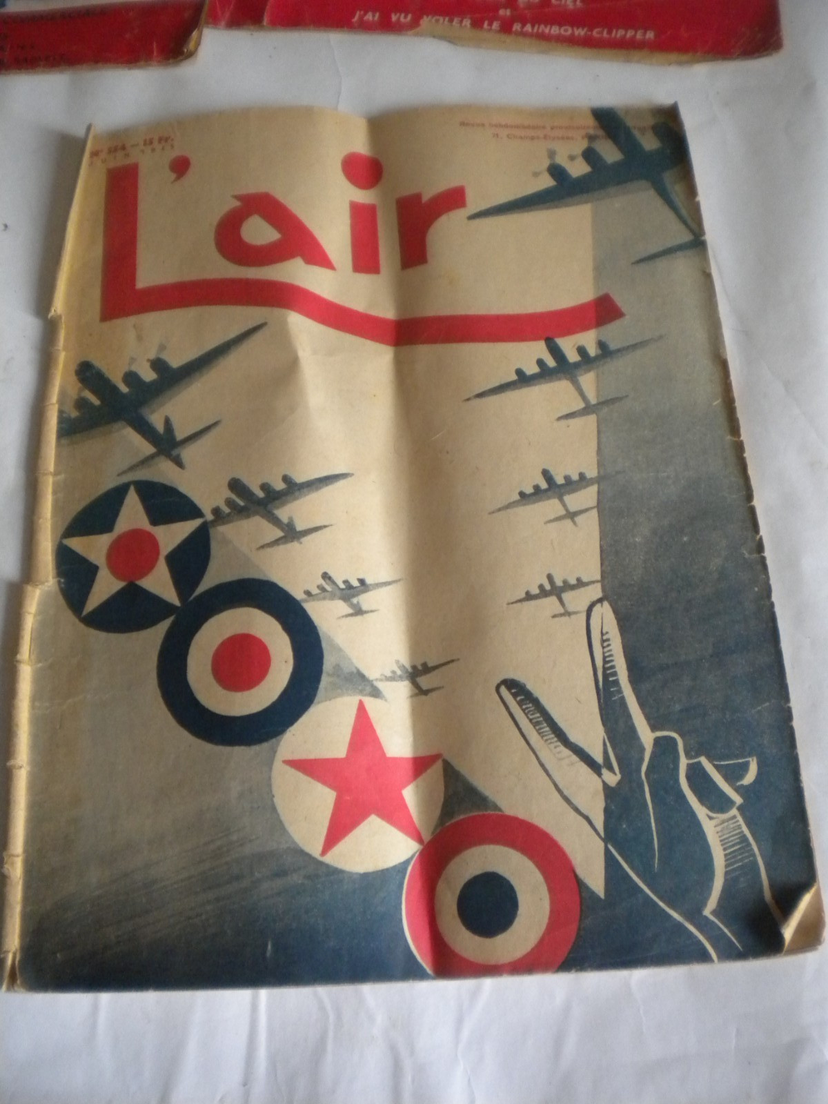 L’Air Aviation Magazines French 1940s lot WW2 wartime