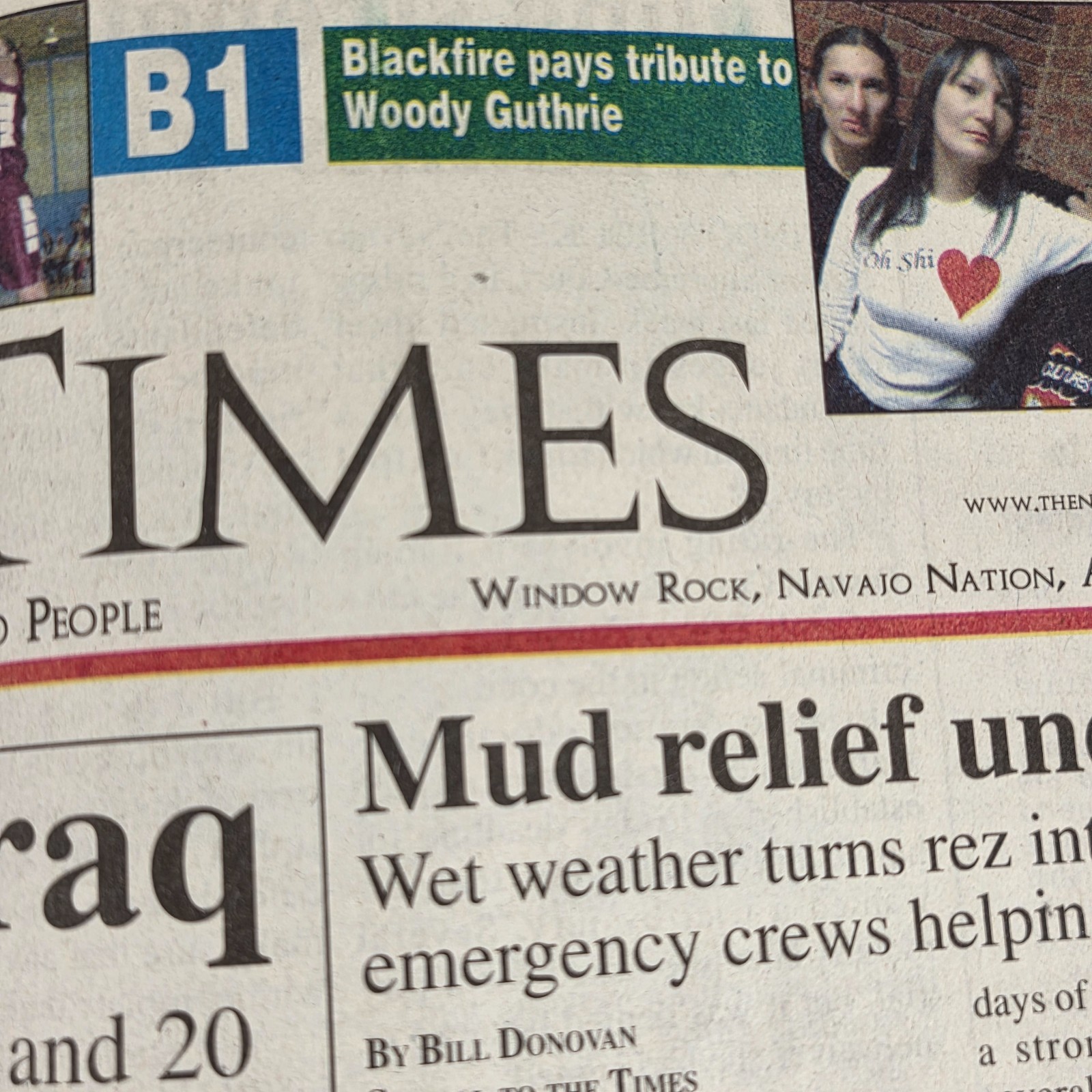 Navajo Times Native American Reservation Newspaper JAN 13th 2005