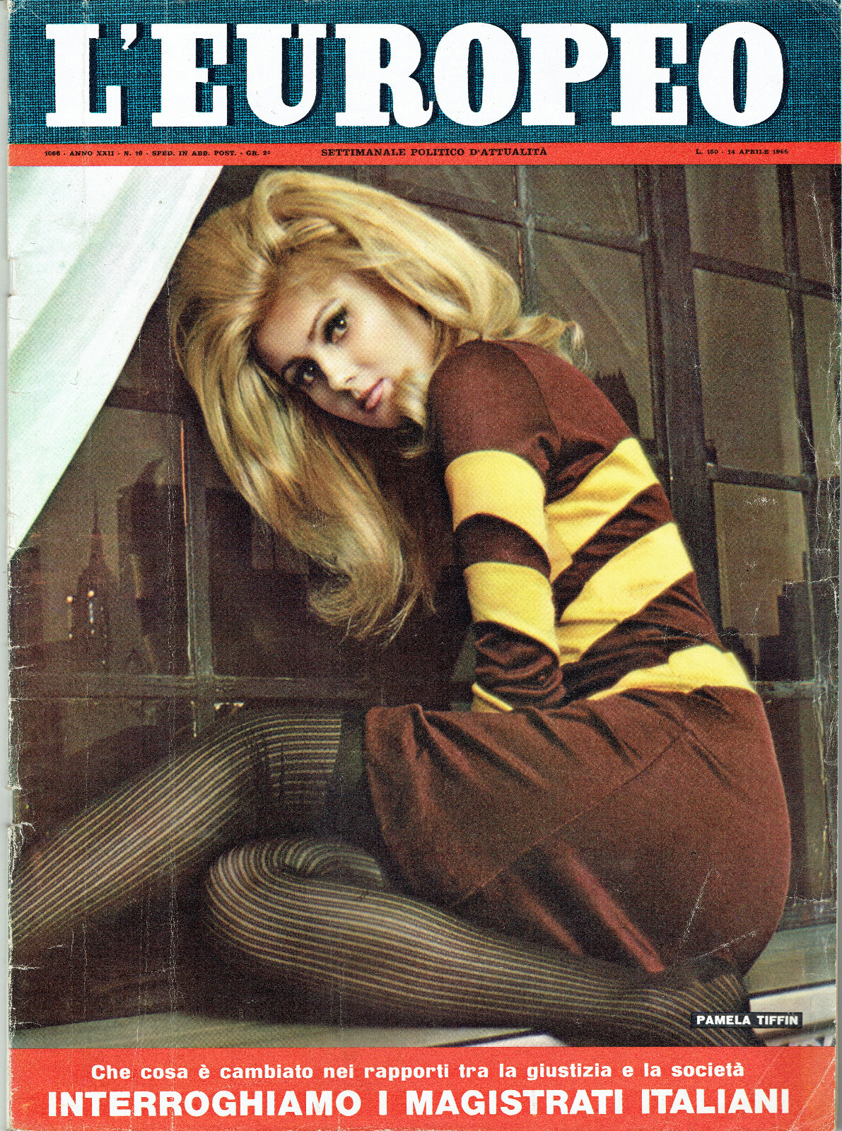 1966=PAMELA TIFFIN=BATMAN ADAM WEST=GIUSEPPE DOZZA=RICHARD SORGE=PININFARINA CAR